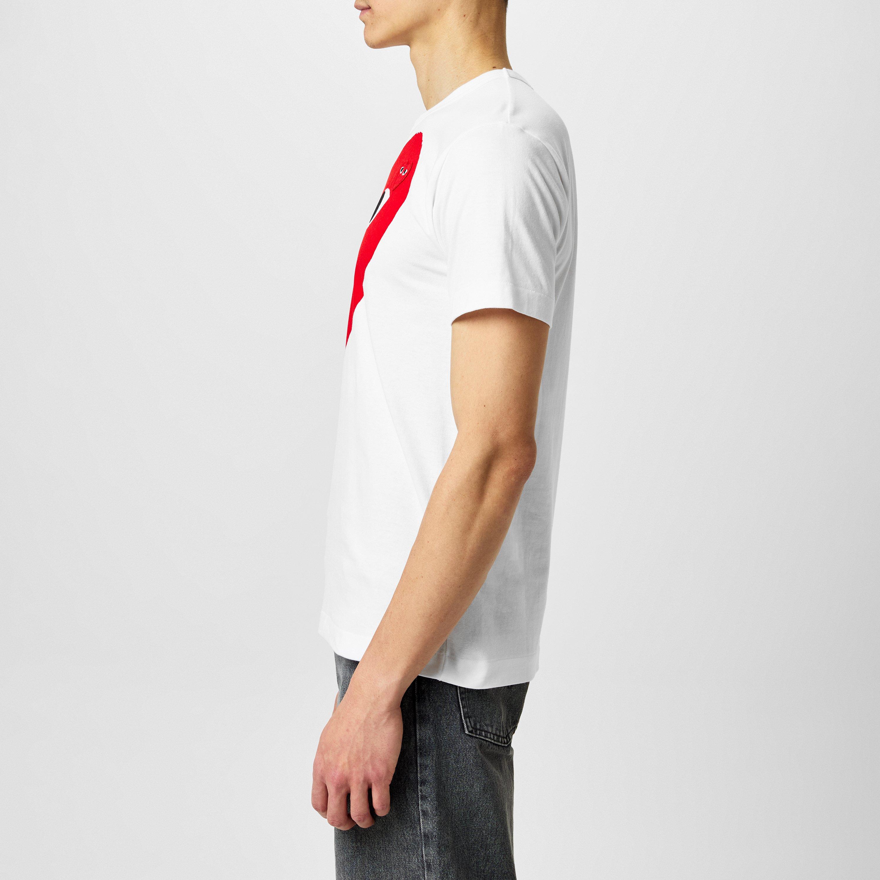 Comme des Garcons PLAY | Heart Logo Cotton T-Shirt | Regular