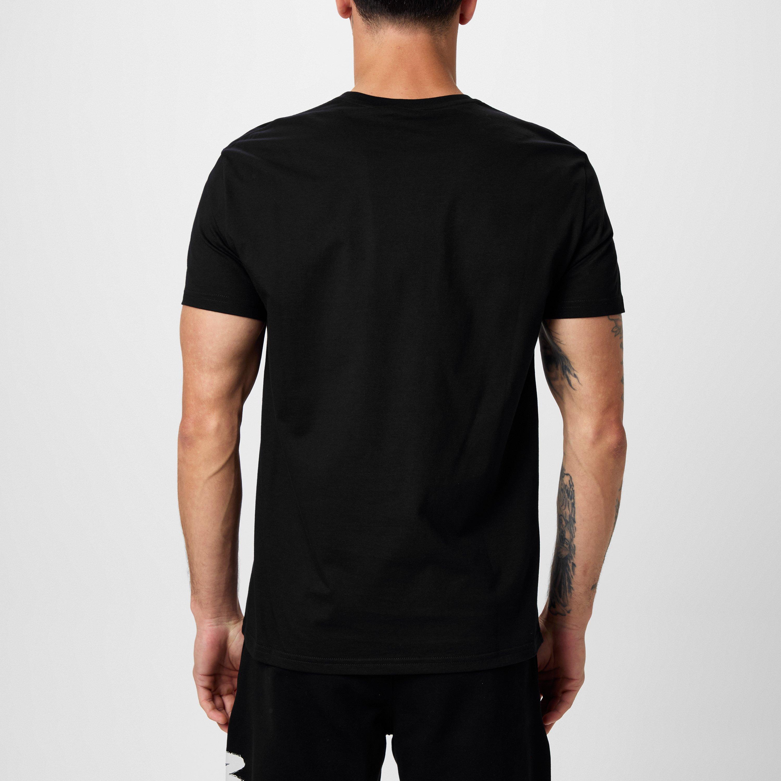 Black/Mix 0901 - Alexander McQueen - Graffiti T Shirt - 3