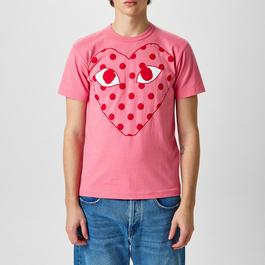 Comme des Garcons PLAY Spot Heart T Shirt