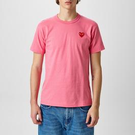 Comme des Garcons PLAY Heart Embroidered Crewneck T-Shirt
