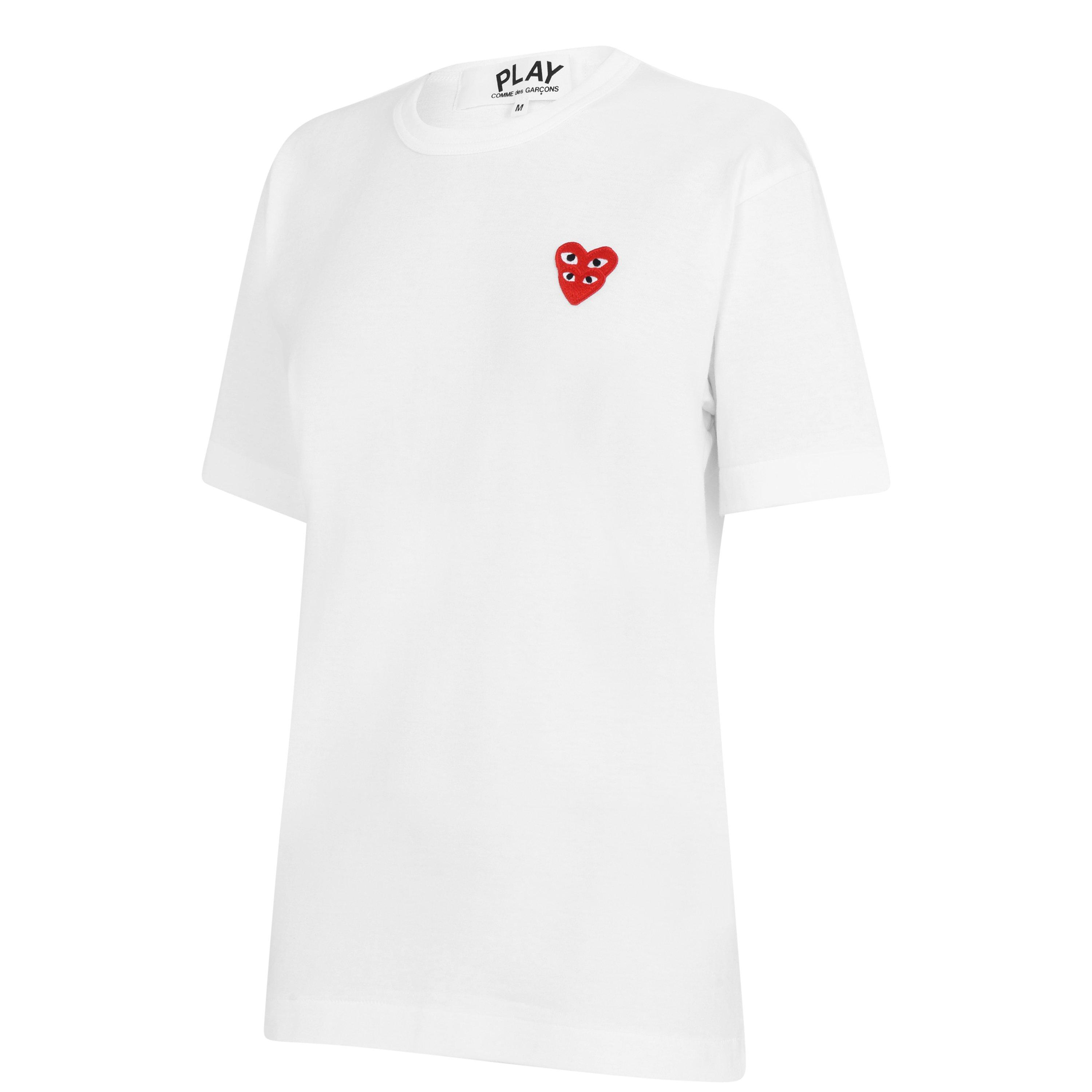 Popular Comme Des Garçons Play ️ncamouflage heart T-shirt