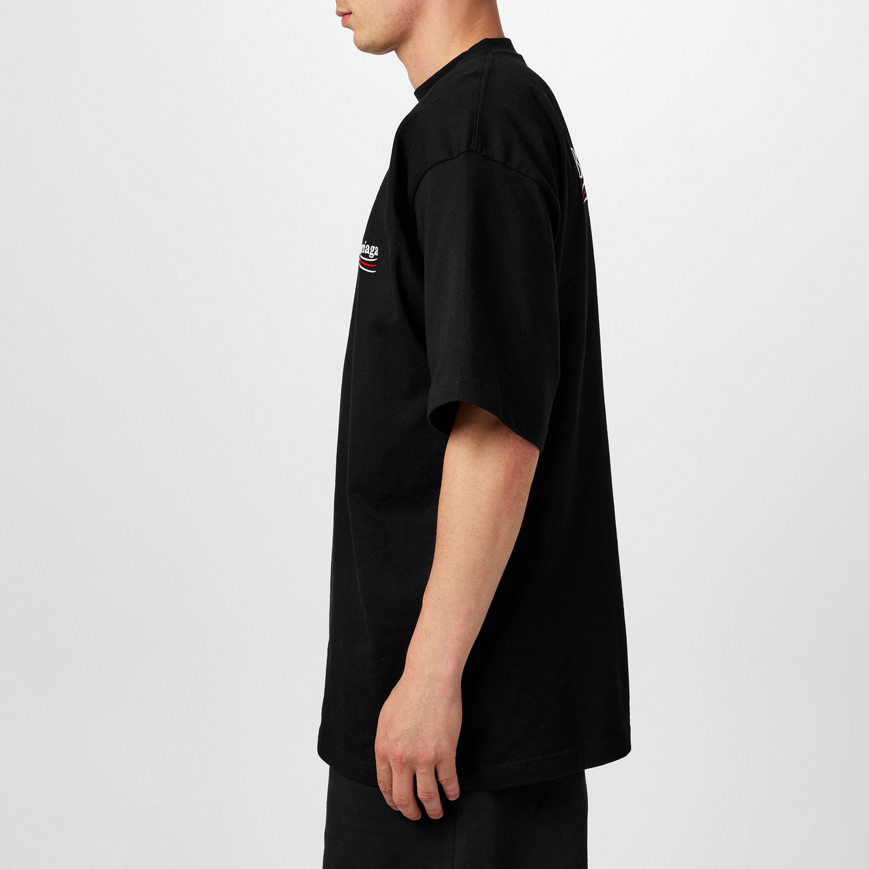 Black - Balenciaga - Political Campaign T-Shirt - 6