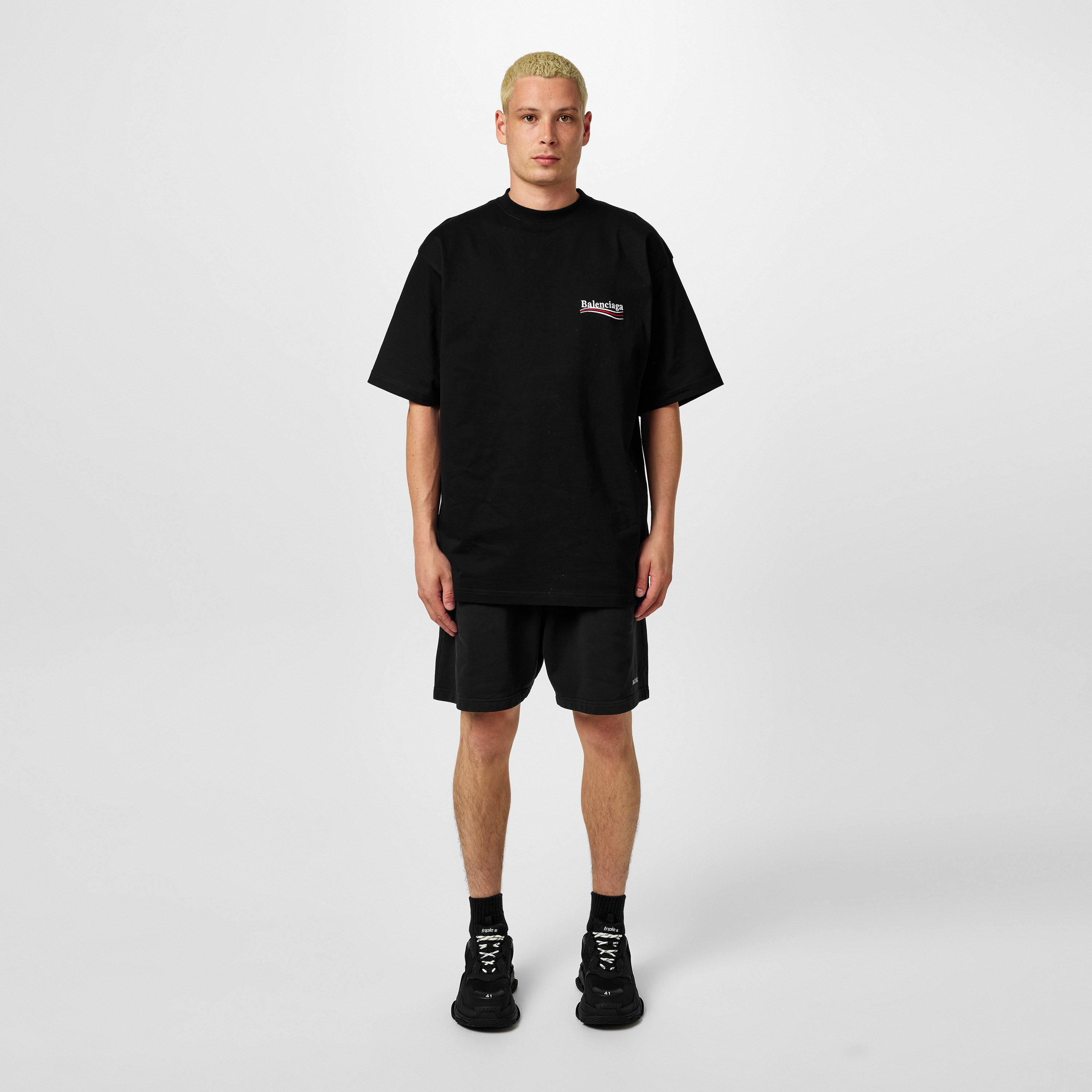 Black - Balenciaga - Political Campaign T-Shirt - 7