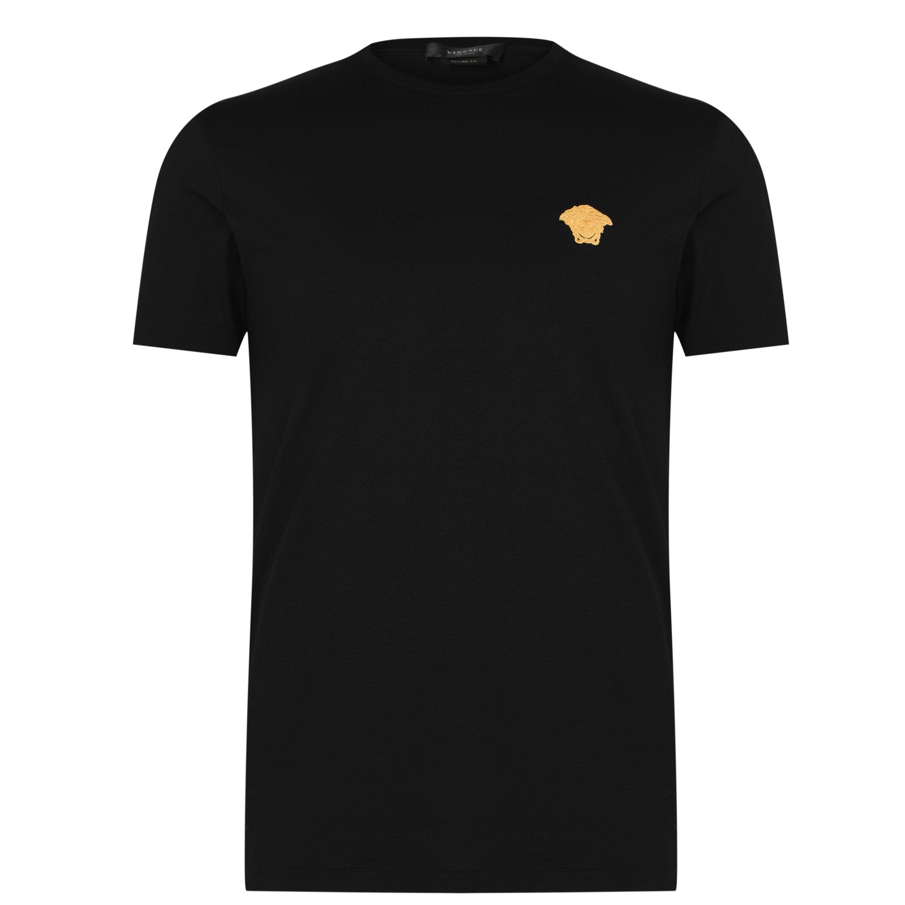 Black A1008 - Versace - Small Medusa T Shirt - 7