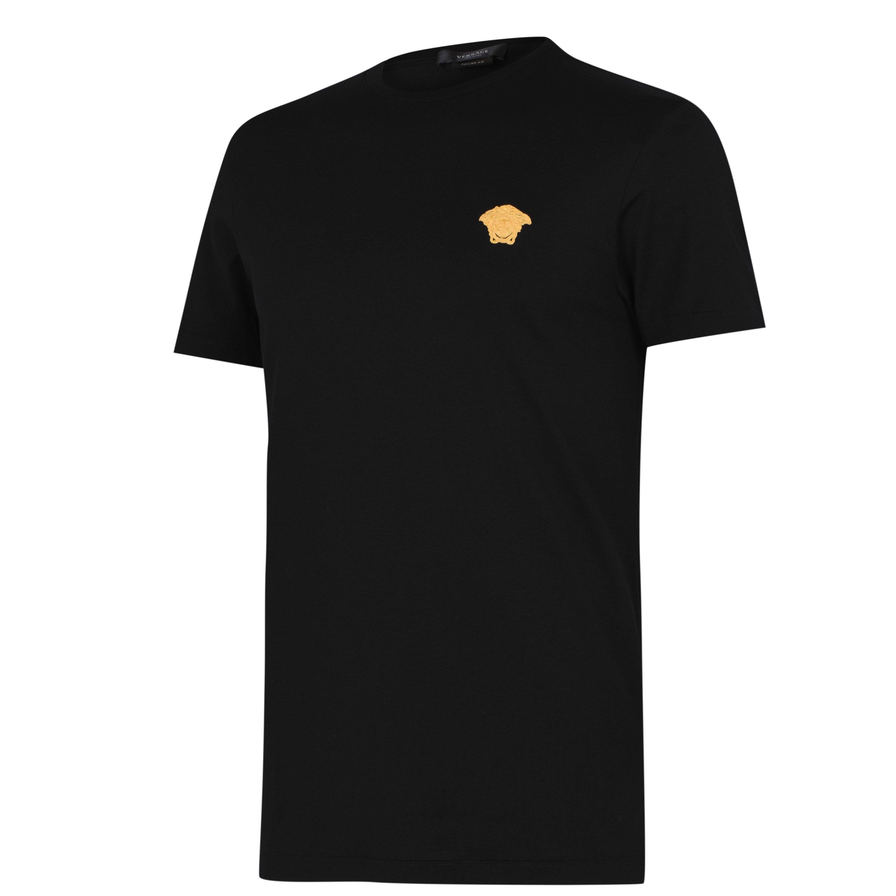 Black A1008 - Versace - Small Medusa T Shirt - 9