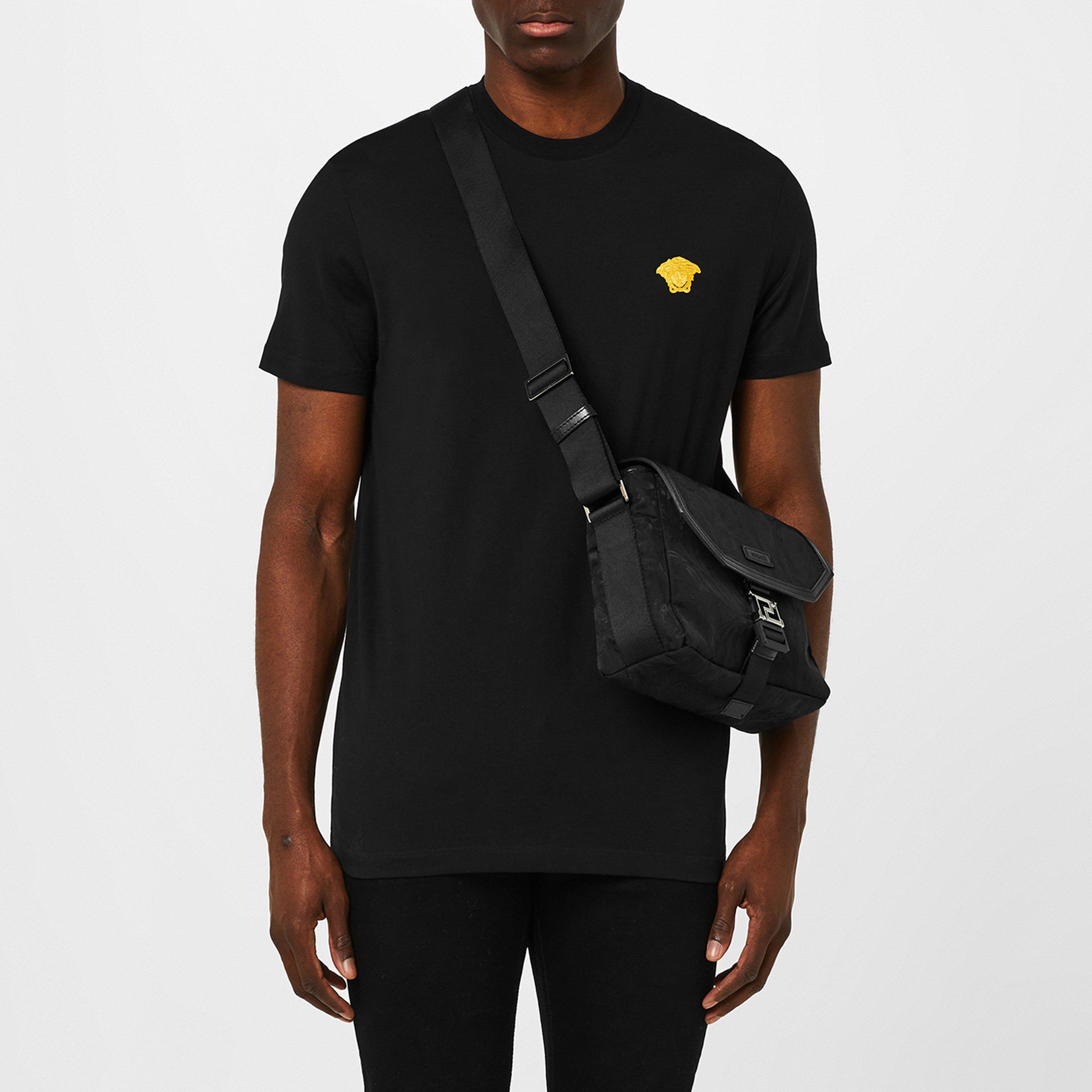 Black A1008 - Versace - Small Medusa T Shirt - 3