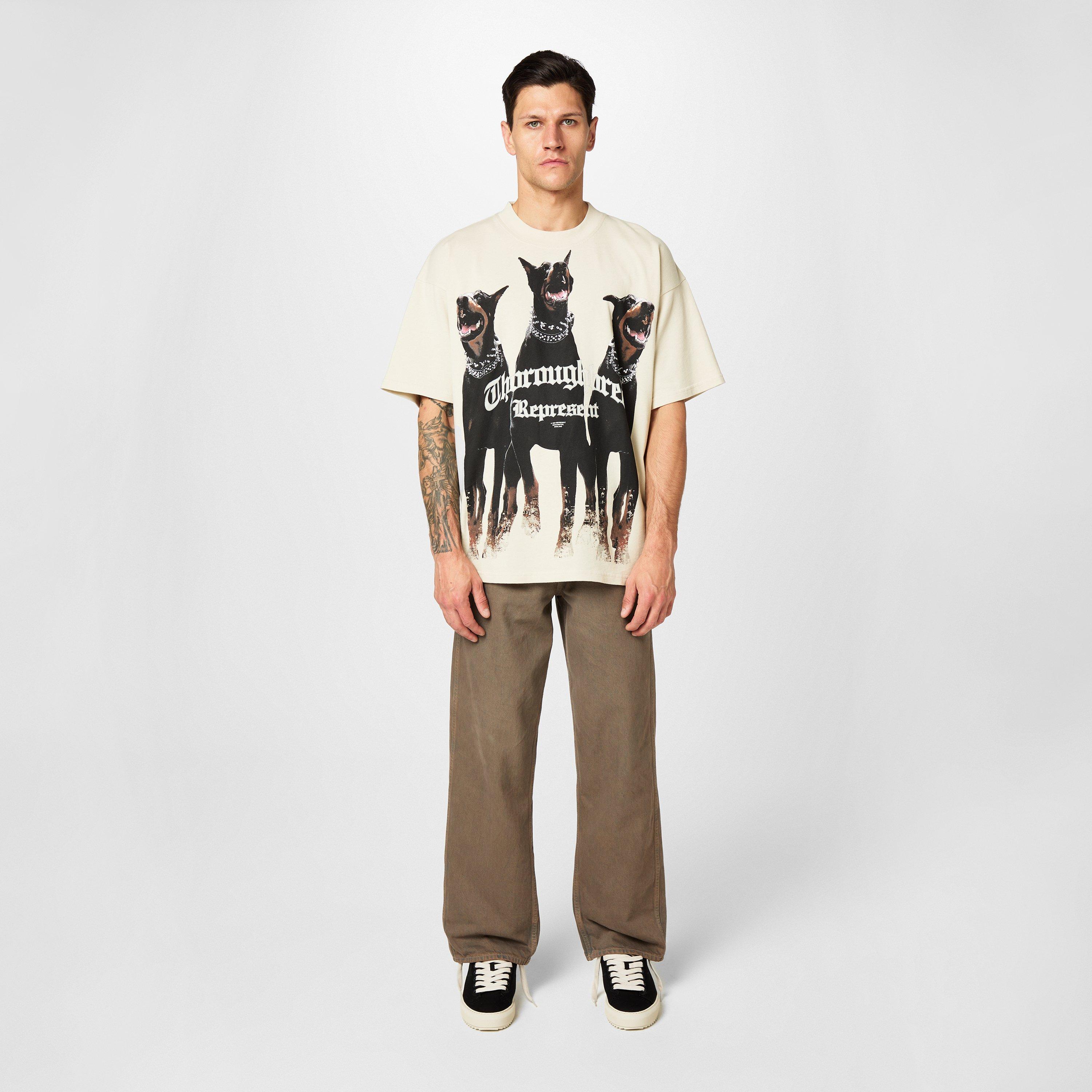 Vint White 02 - Represent - Men's Rep Thoroughbred T-Shirt, Bold Printed Graphic - 4