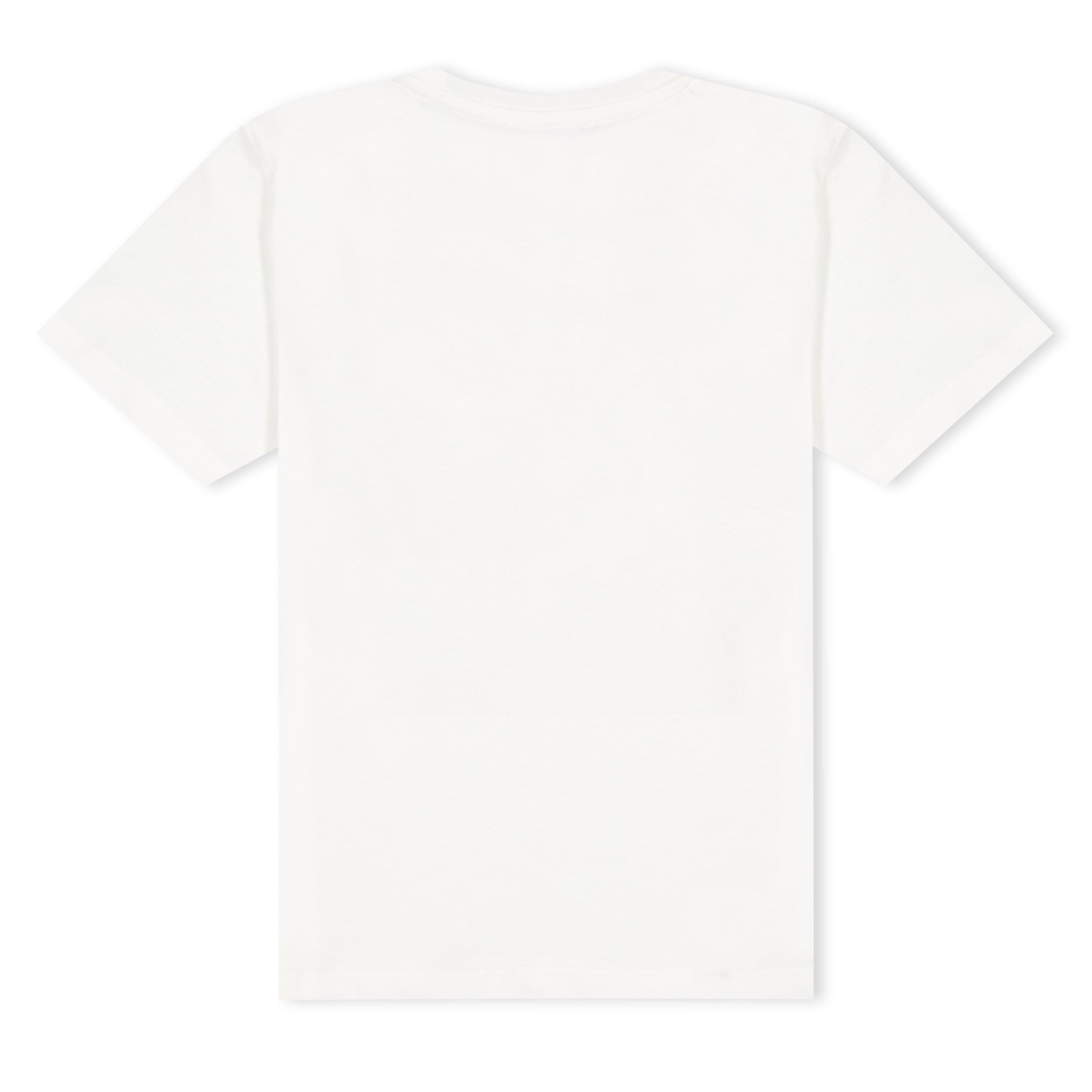 White 2W070 - Versace - Kids' Flower Logo Graphic Regular Fit T-Shirt - 2