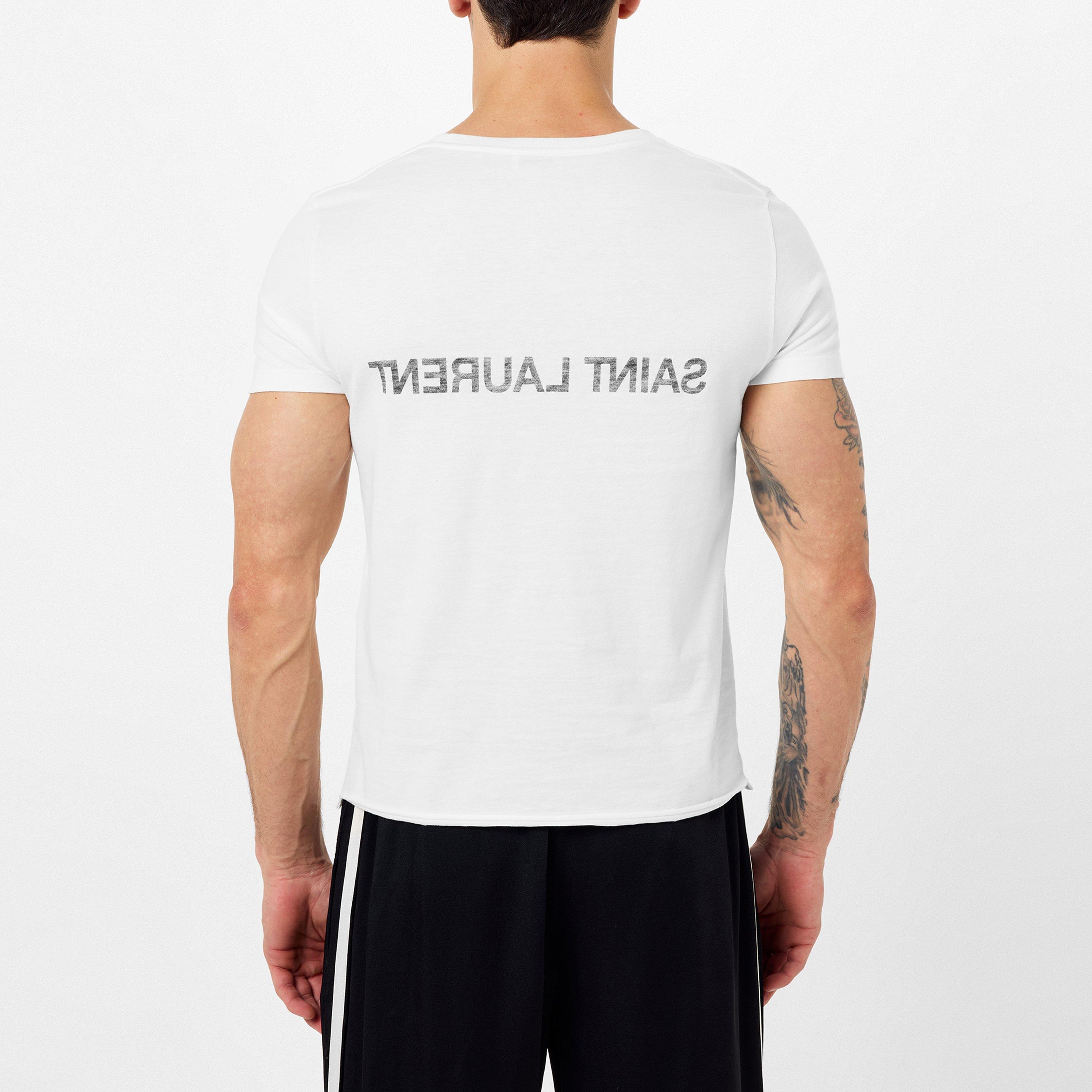 Natural 9744 - Saint Laurent - Reverse T-Shirt - 3