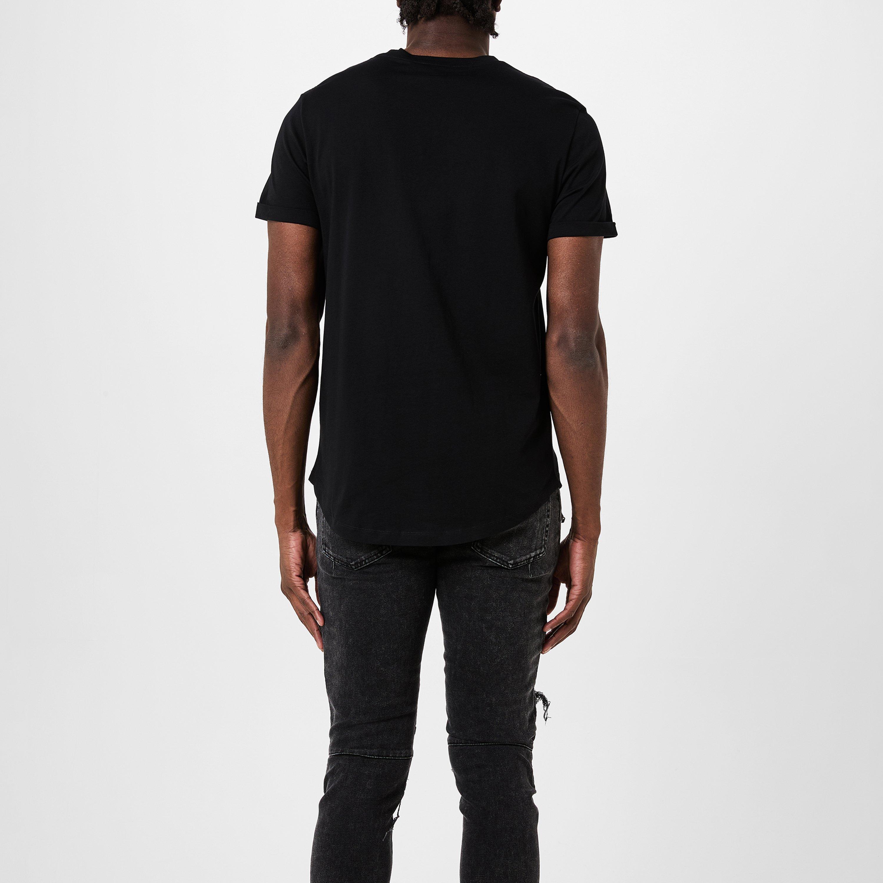 Noir/Blanc EAB - Balmain - Coin T Shirt - 4