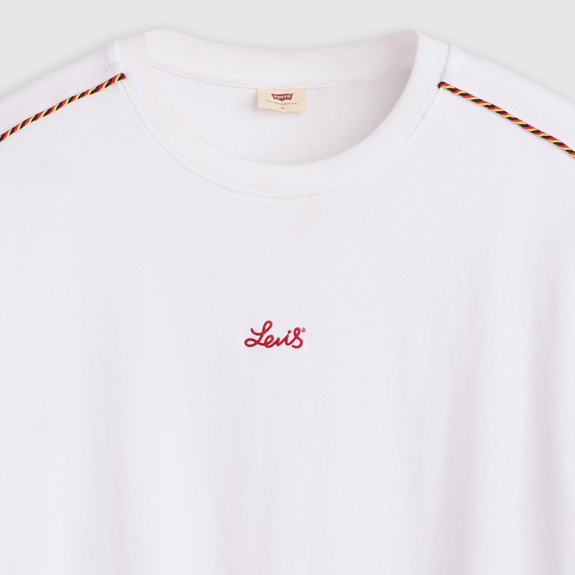 Bright White - Levis - Levis Mens Lunar New Year Piping T-Shirt - 5