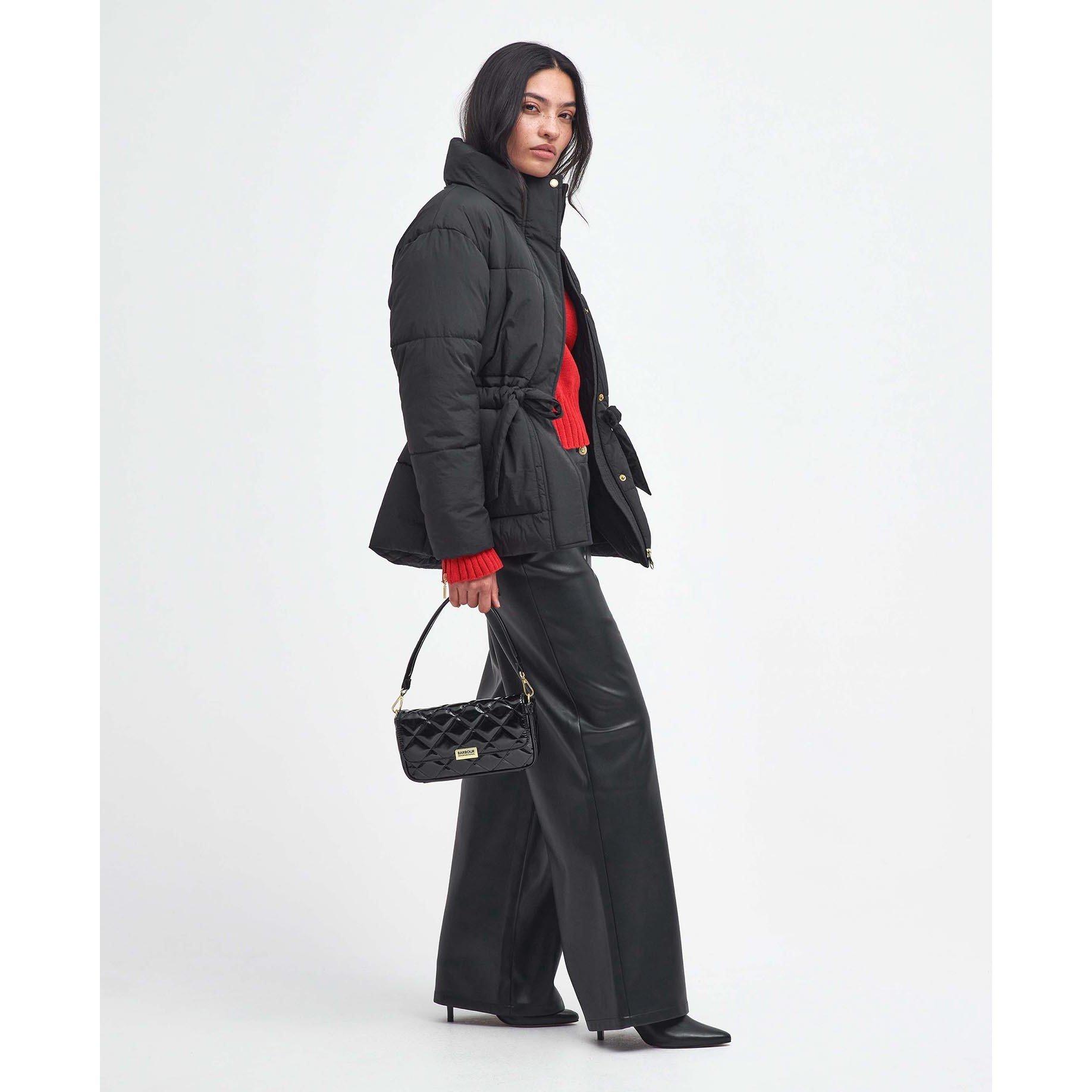 Black - Barbour International - Women's Cindy Short Puffer Jacket - 3