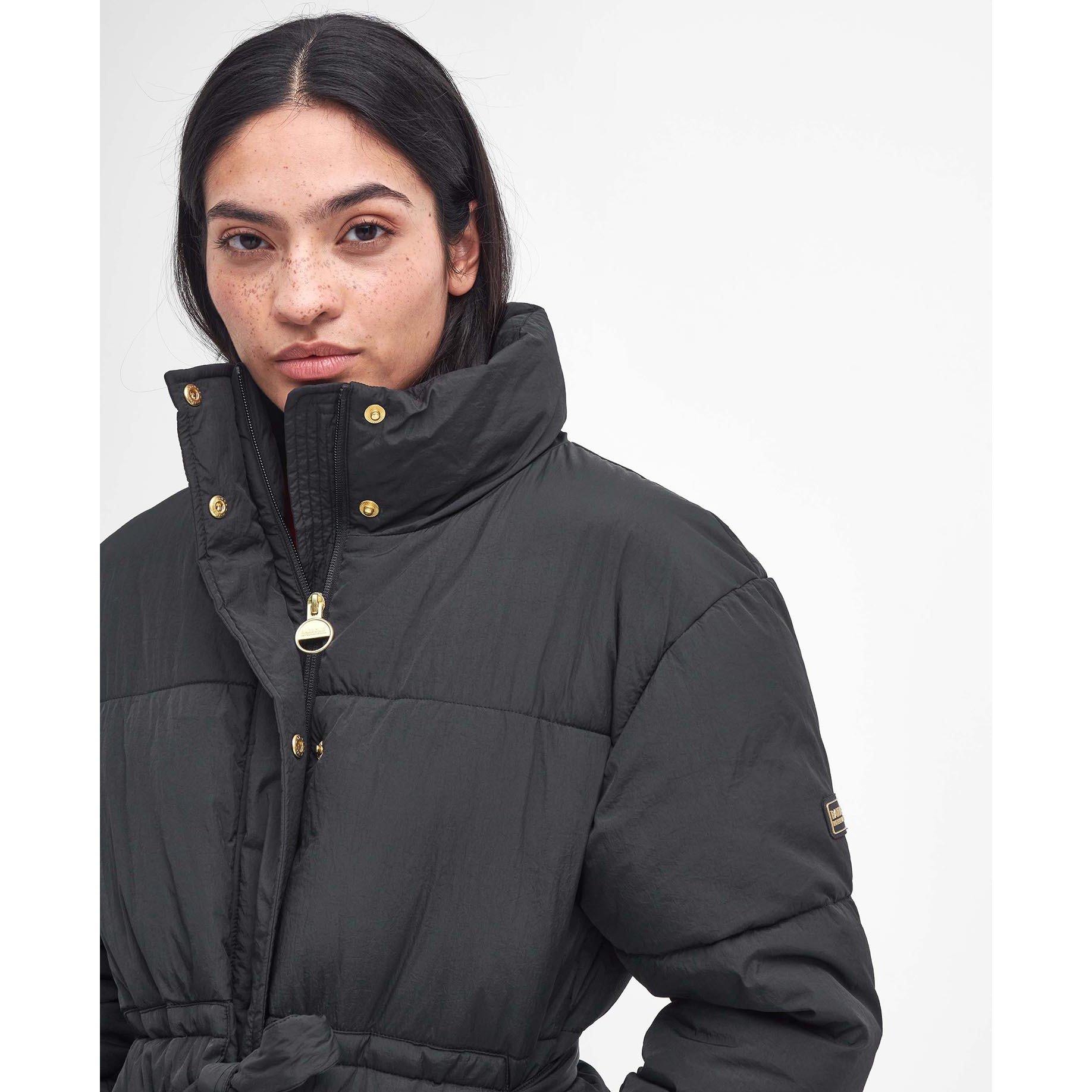 Black - Barbour International - Women's Cindy Short Puffer Jacket - 4