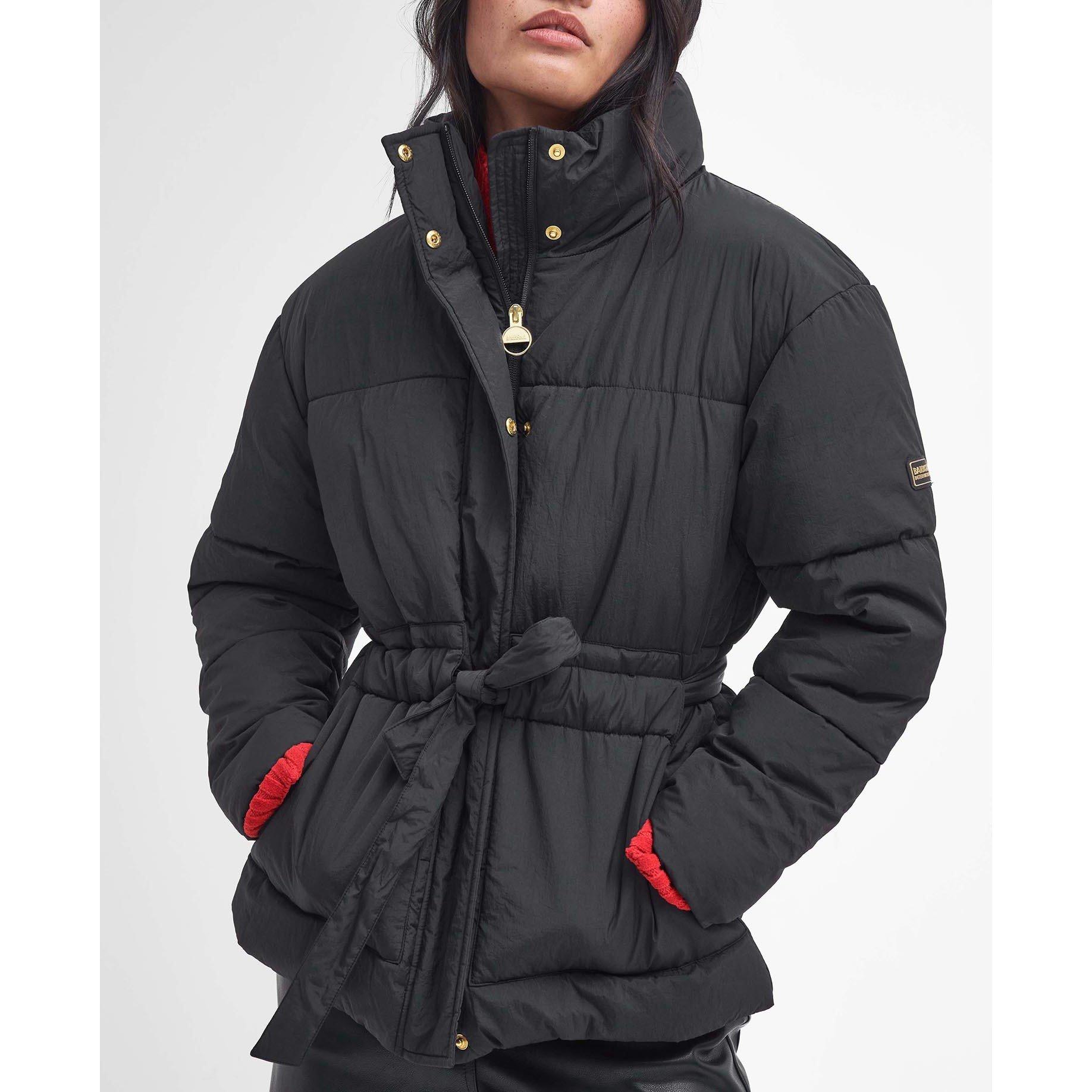 Black - Barbour International - Women's Cindy Short Puffer Jacket - 6