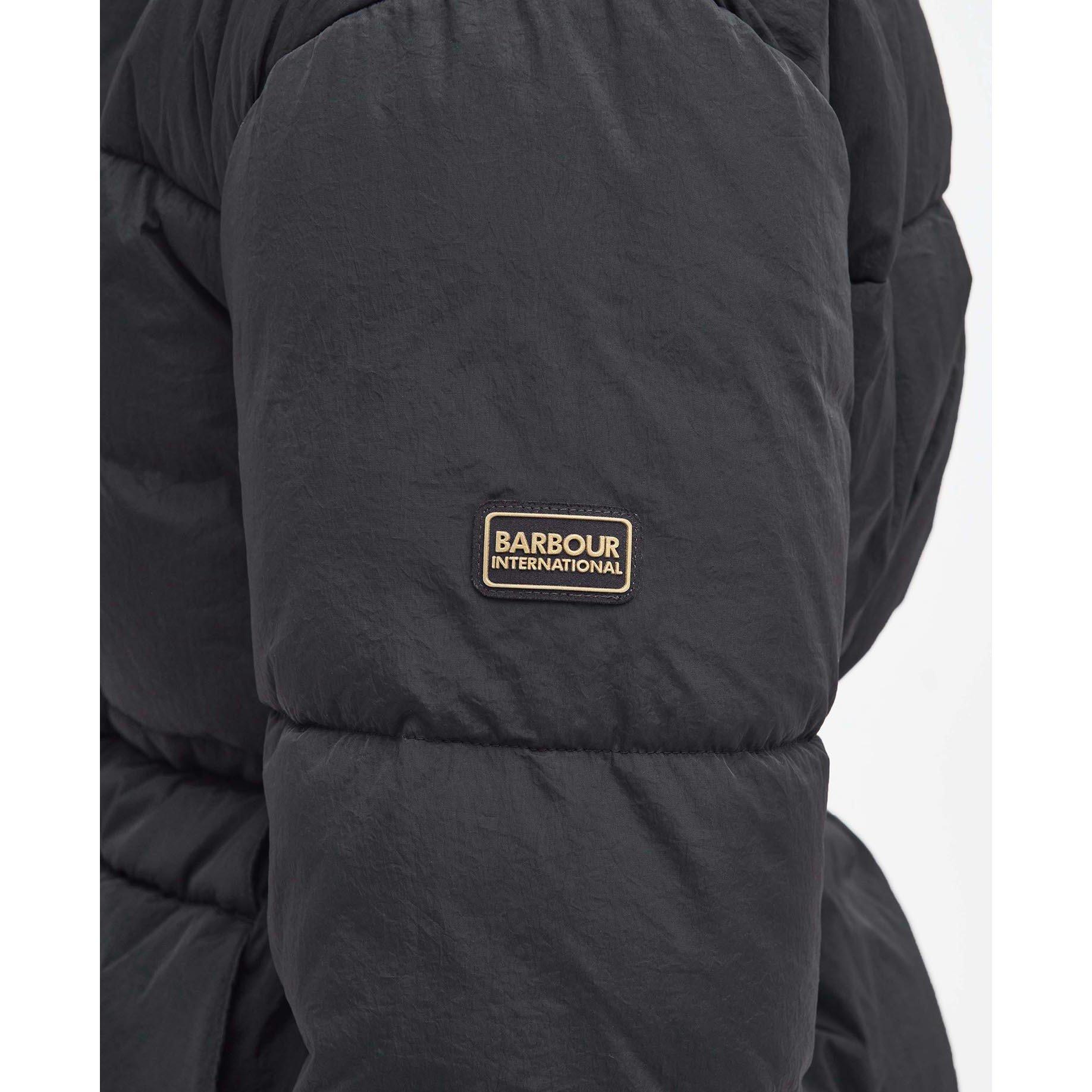 Black - Barbour International - Women's Cindy Short Puffer Jacket - 7