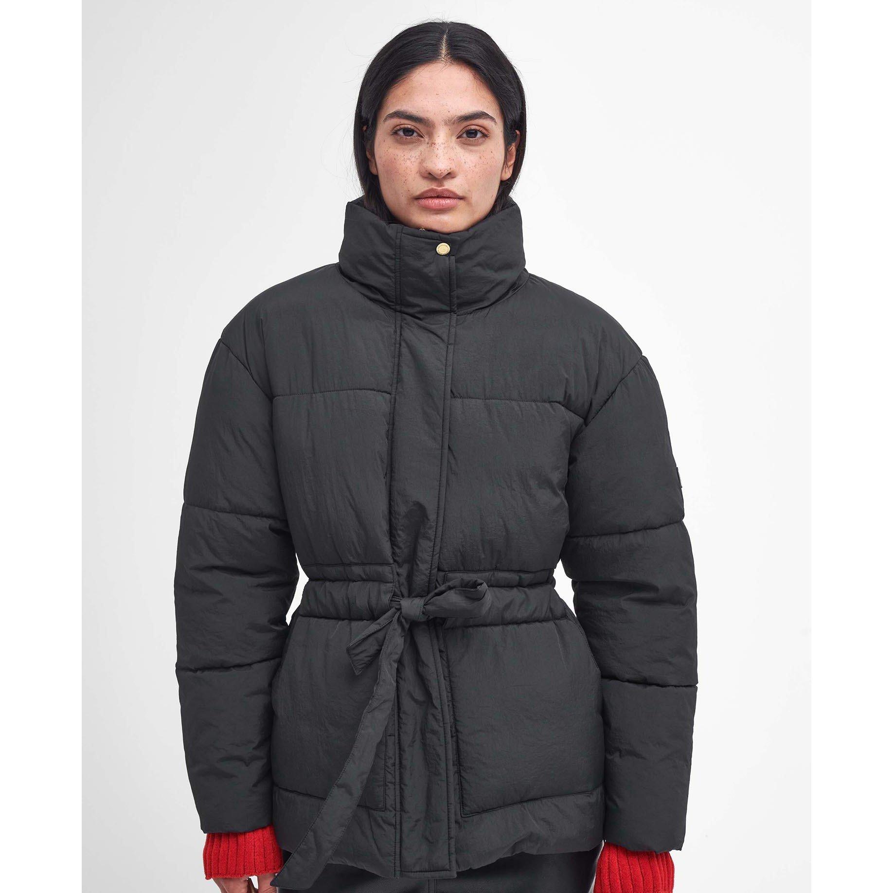 Black - Barbour International - Women's Cindy Short Puffer Jacket - 8