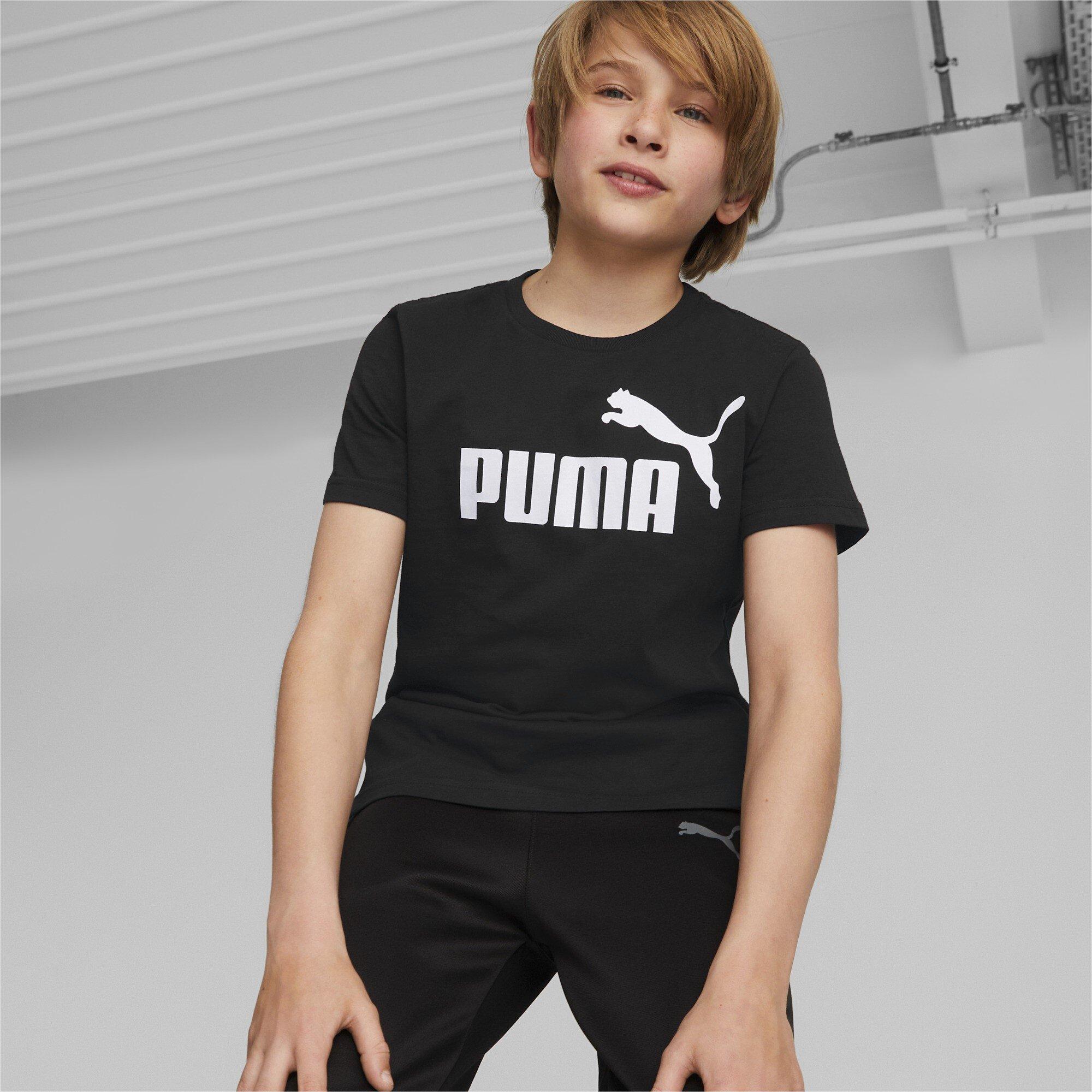 Preto/Branco - Puma - Essentials Logo T Shirt - 2