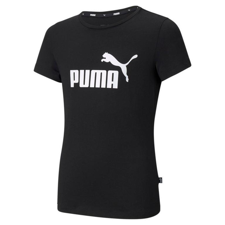 Noir/Blanc - Puma - No1 Logo QT Tee Junior Girls - 1