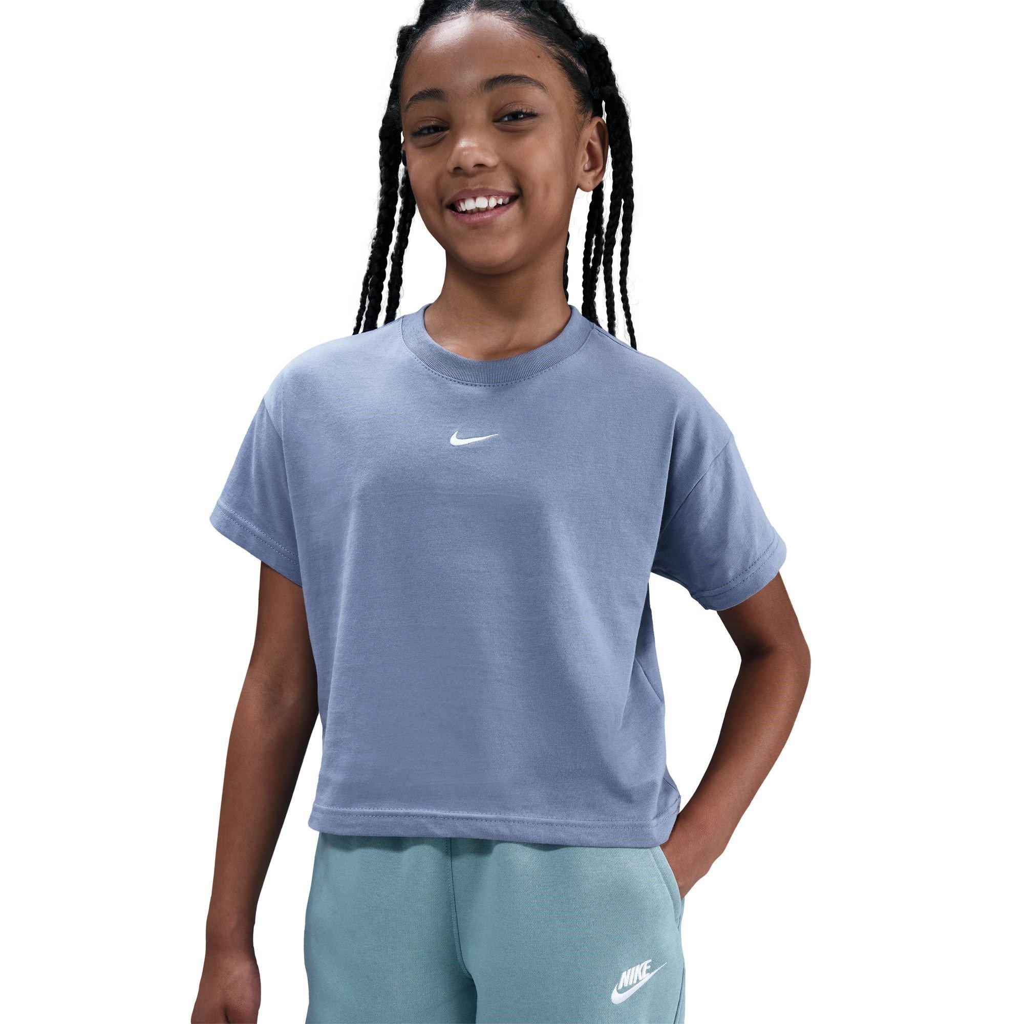Nike  Indigo Sportswear Big Kids' (Girls') T-Shirt - 13 (XL)