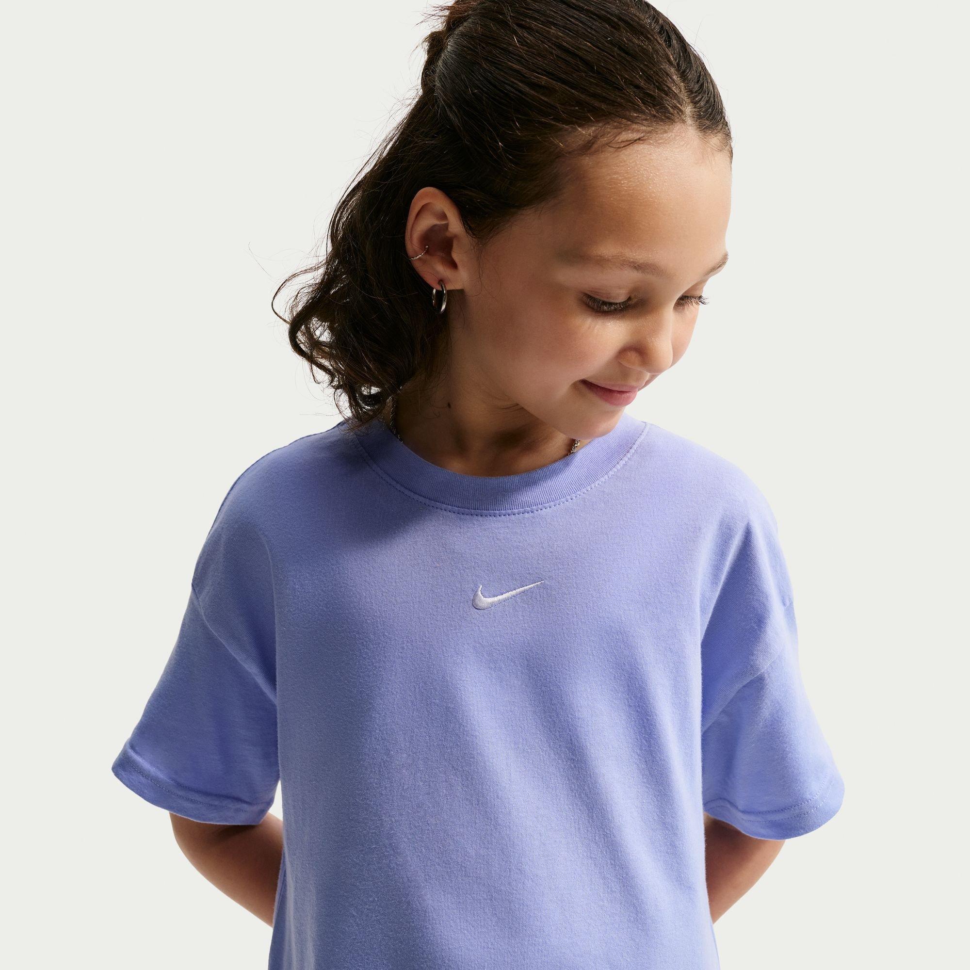 Nike  Light Thistle Sportswear Big Kids' (Girls') T-Shirt - 13 (XL)