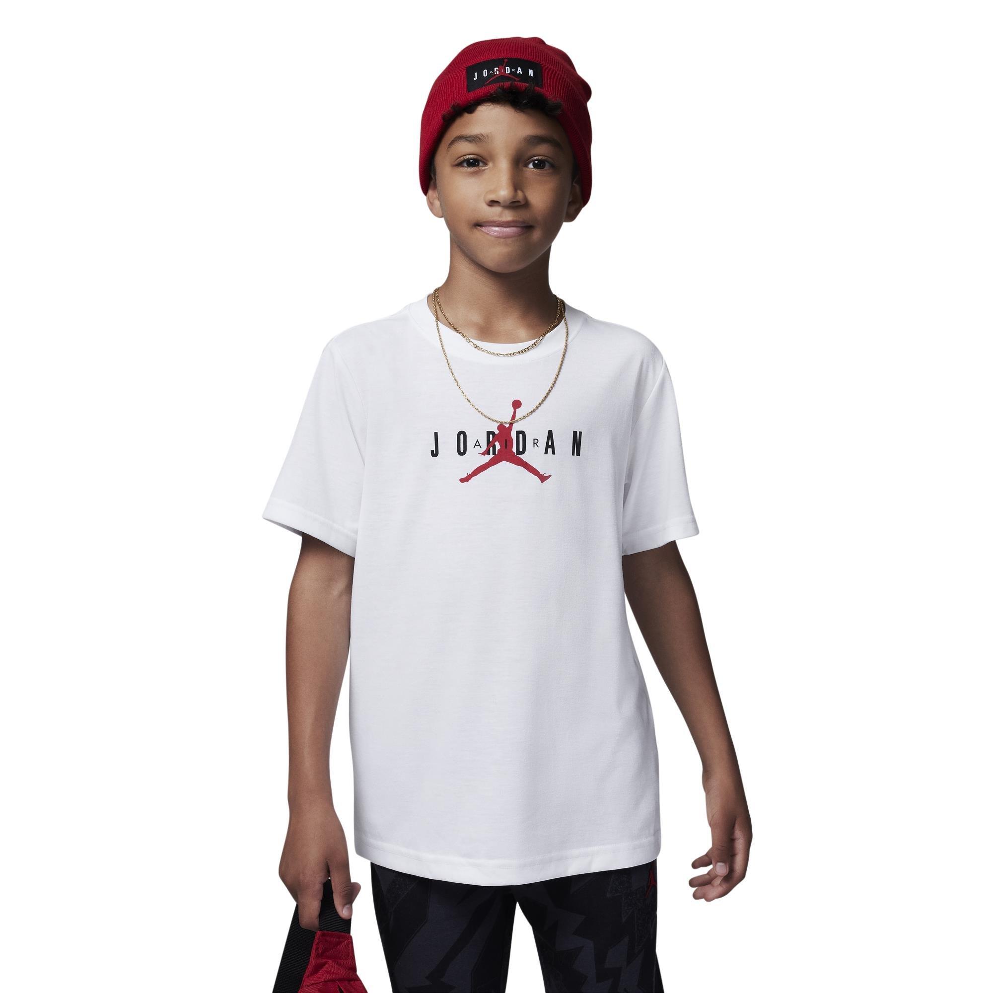 White/Red 09 - Air Jordan - Air Longline Graphic T Shirt Junior Boys - 2