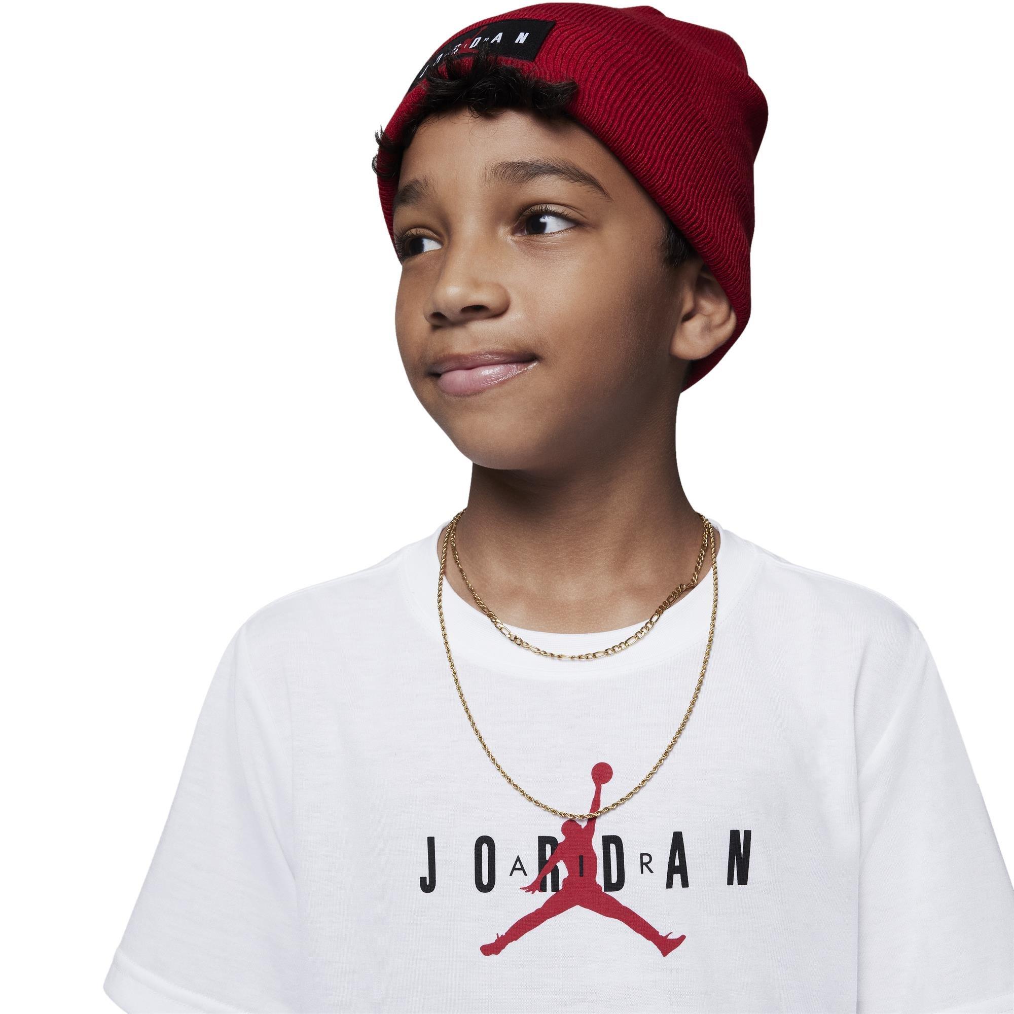 White/Red 09 - Air Jordan - Air Longline Graphic T Shirt Junior Boys - 4