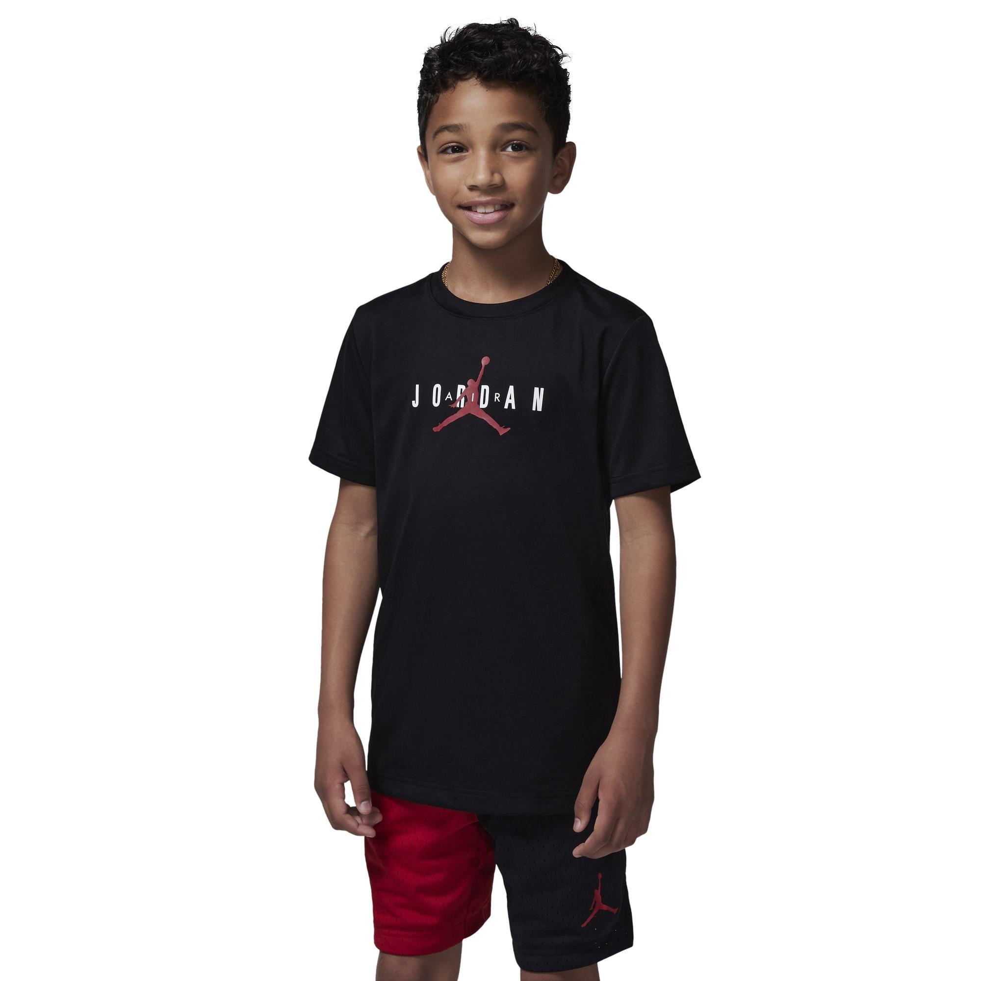 Schwarz/Rot - Air Jordan - Longline Graphic T Shirt Junior Boys - 2