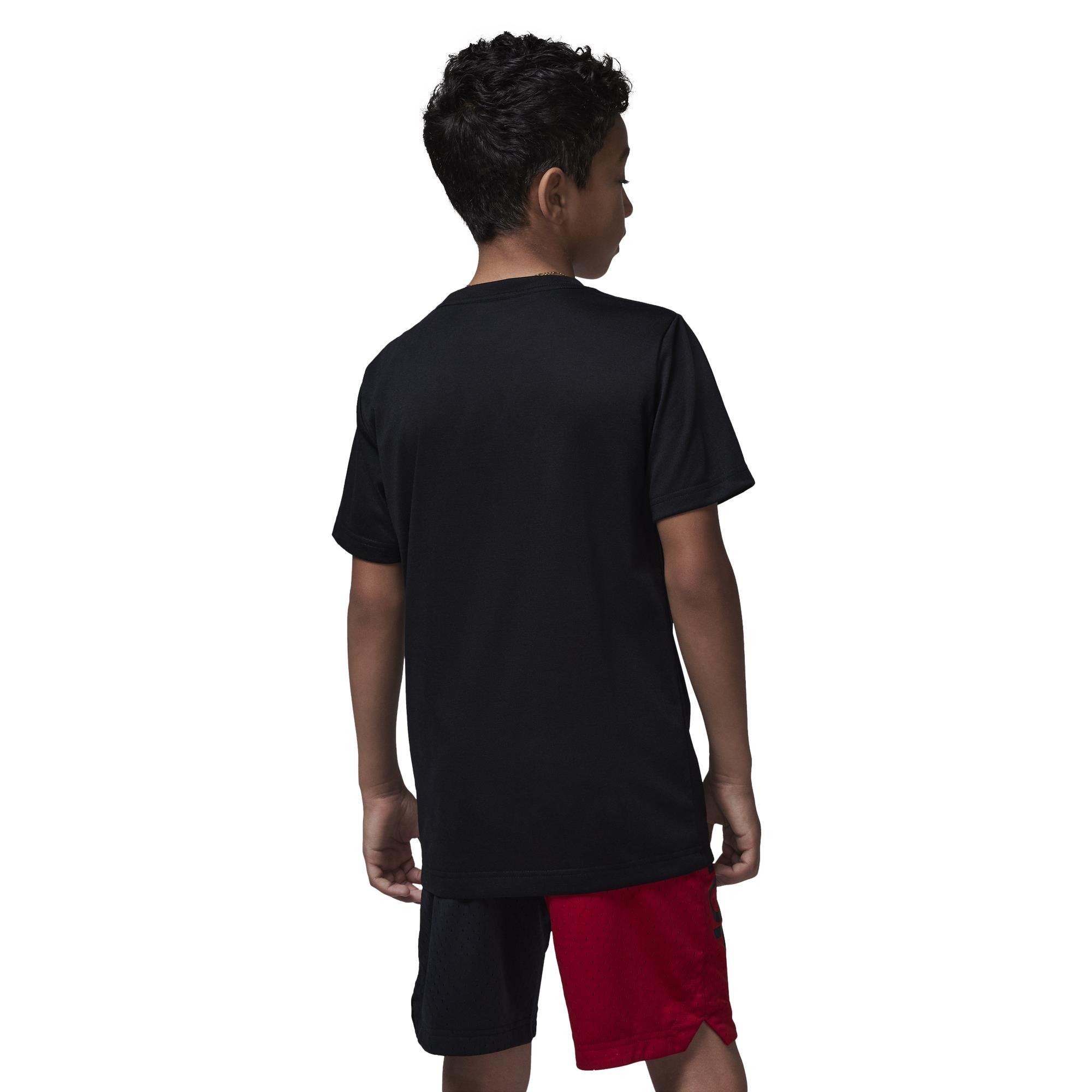 Schwarz/Rot - Air Jordan - Longline Graphic T Shirt Junior Boys - 3