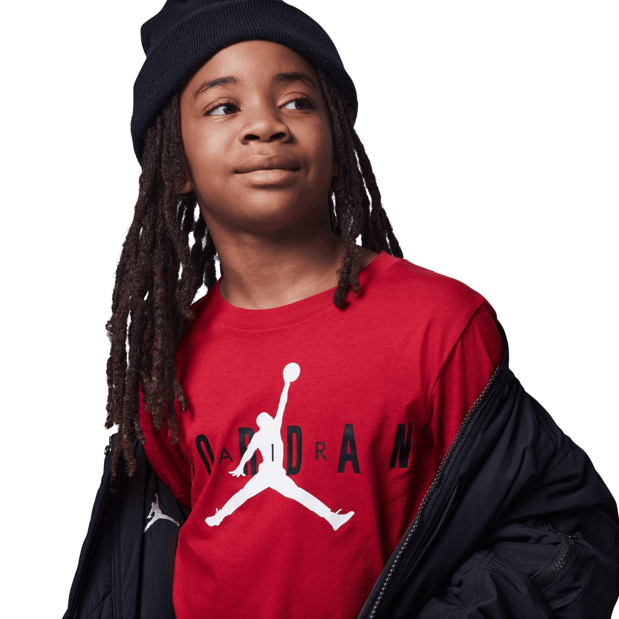 Rouge 09 - Air Jordan - Air Longline Graphic T Shirt Junior Boys - 4