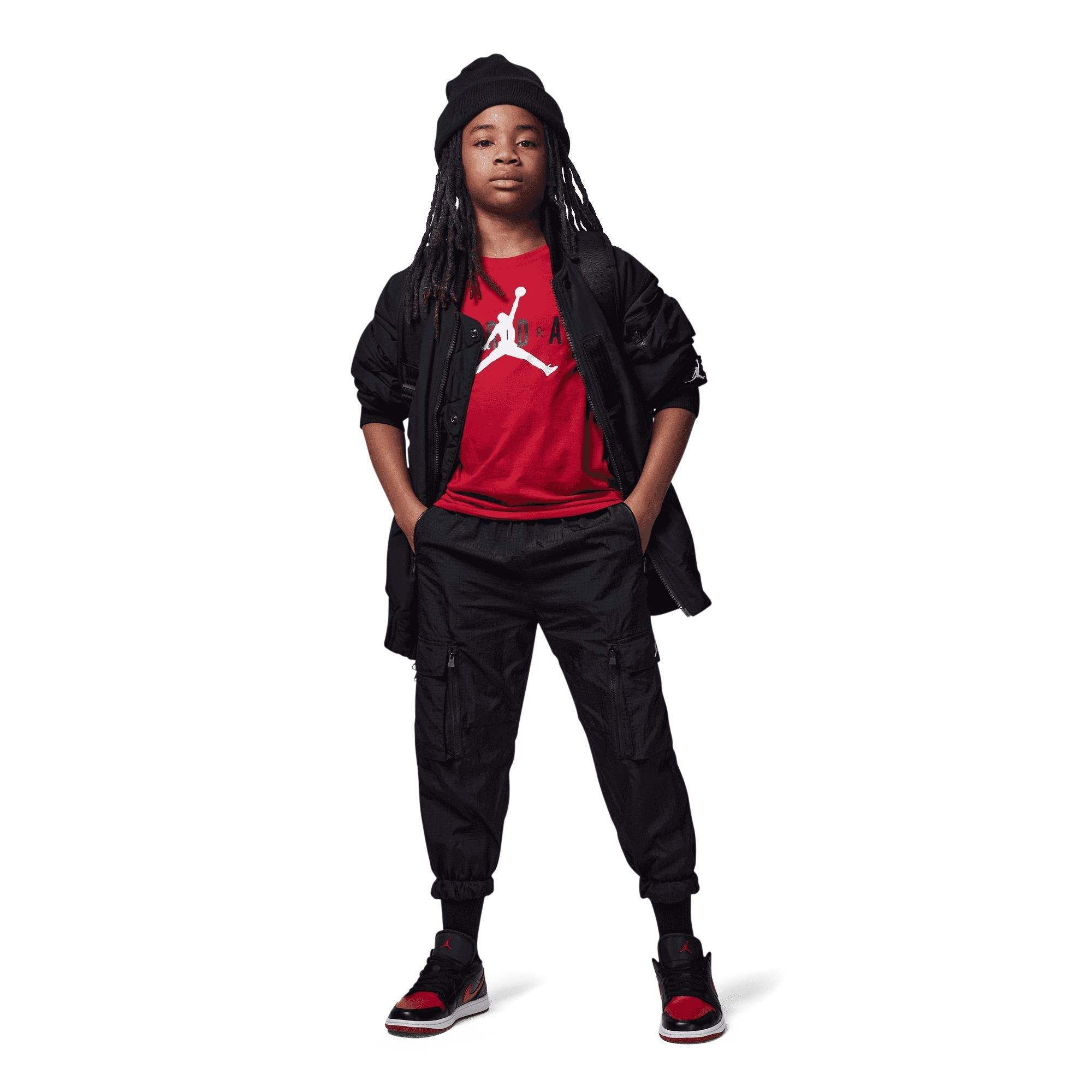 Rouge 09 - Air Jordan - Air Longline Graphic T Shirt Junior Boys - 5