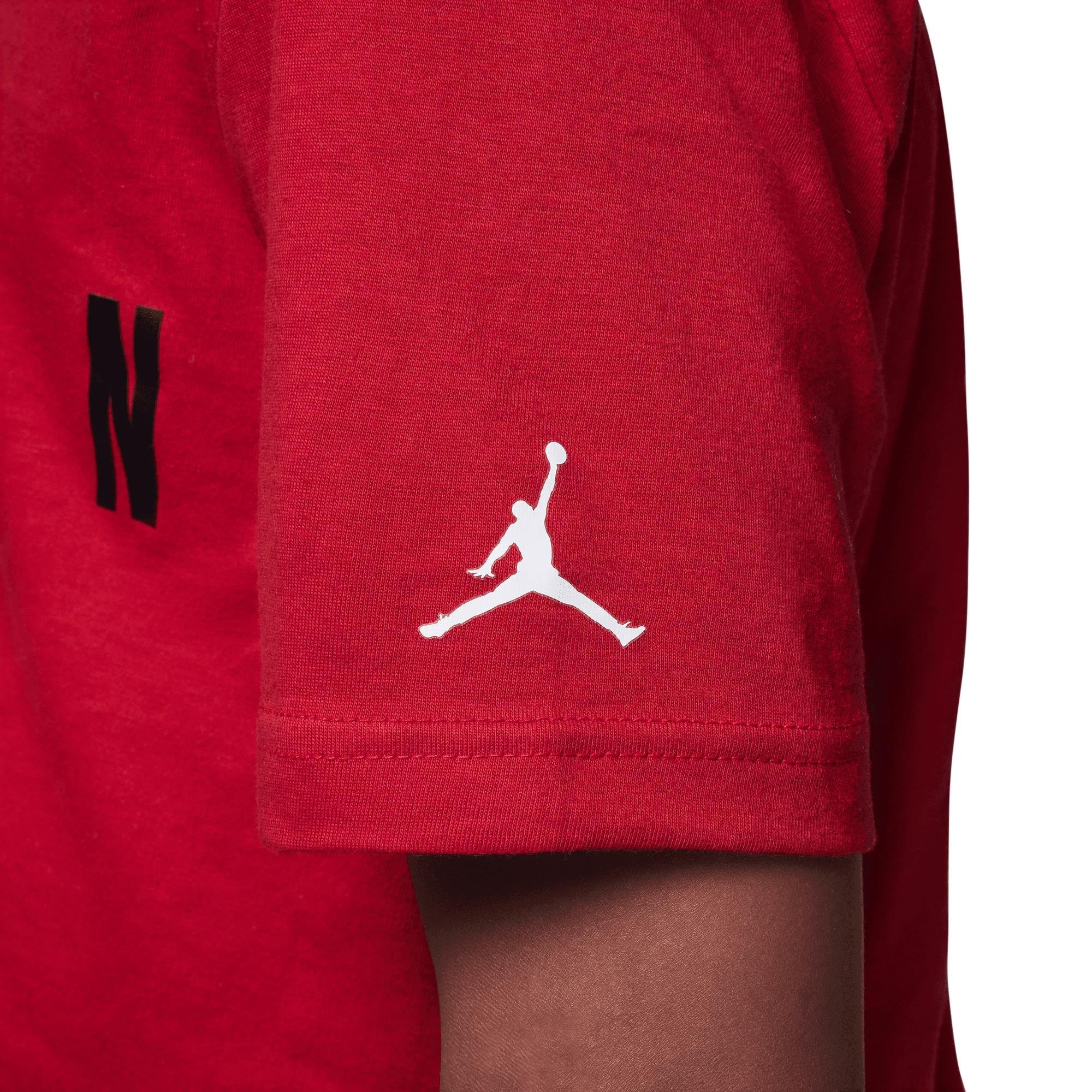Rouge 09 - Air Jordan - Air Longline Graphic T Shirt Junior Boys - 6