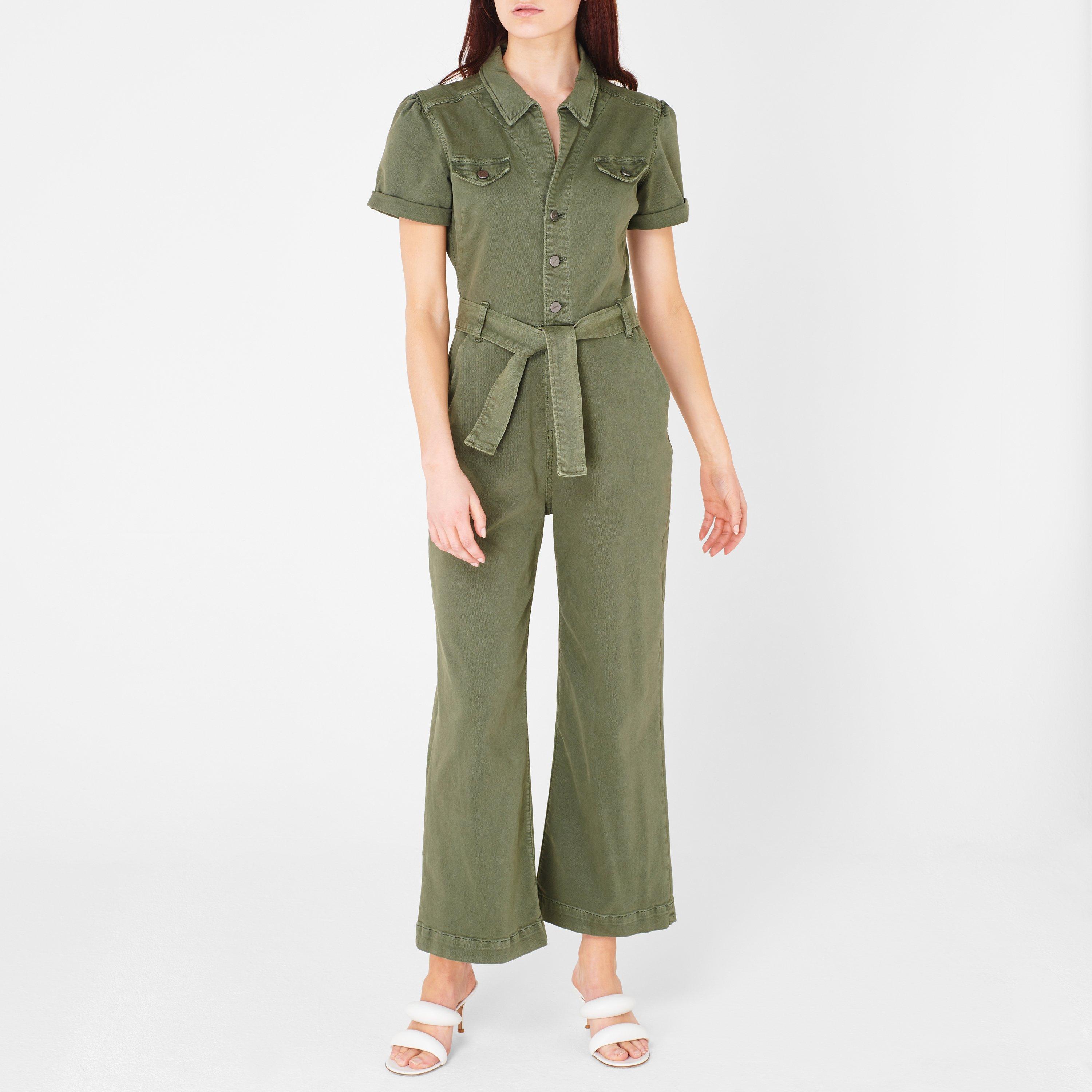 Paige Women's Anessa Jumpsuit - Vintage Ivy Gre - 8