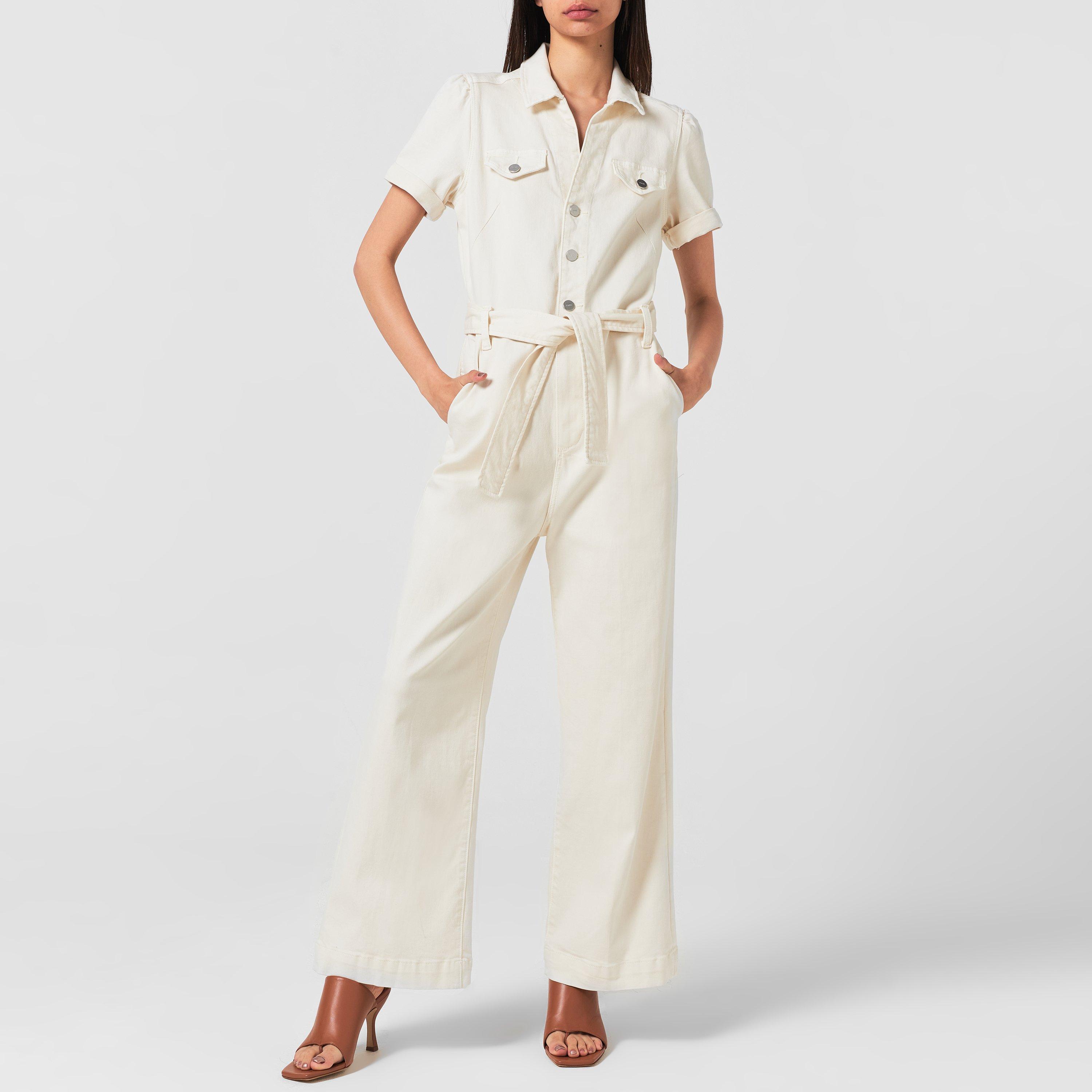 Paige Women's Anessa Jumpsuit - Quartz Sand - 10