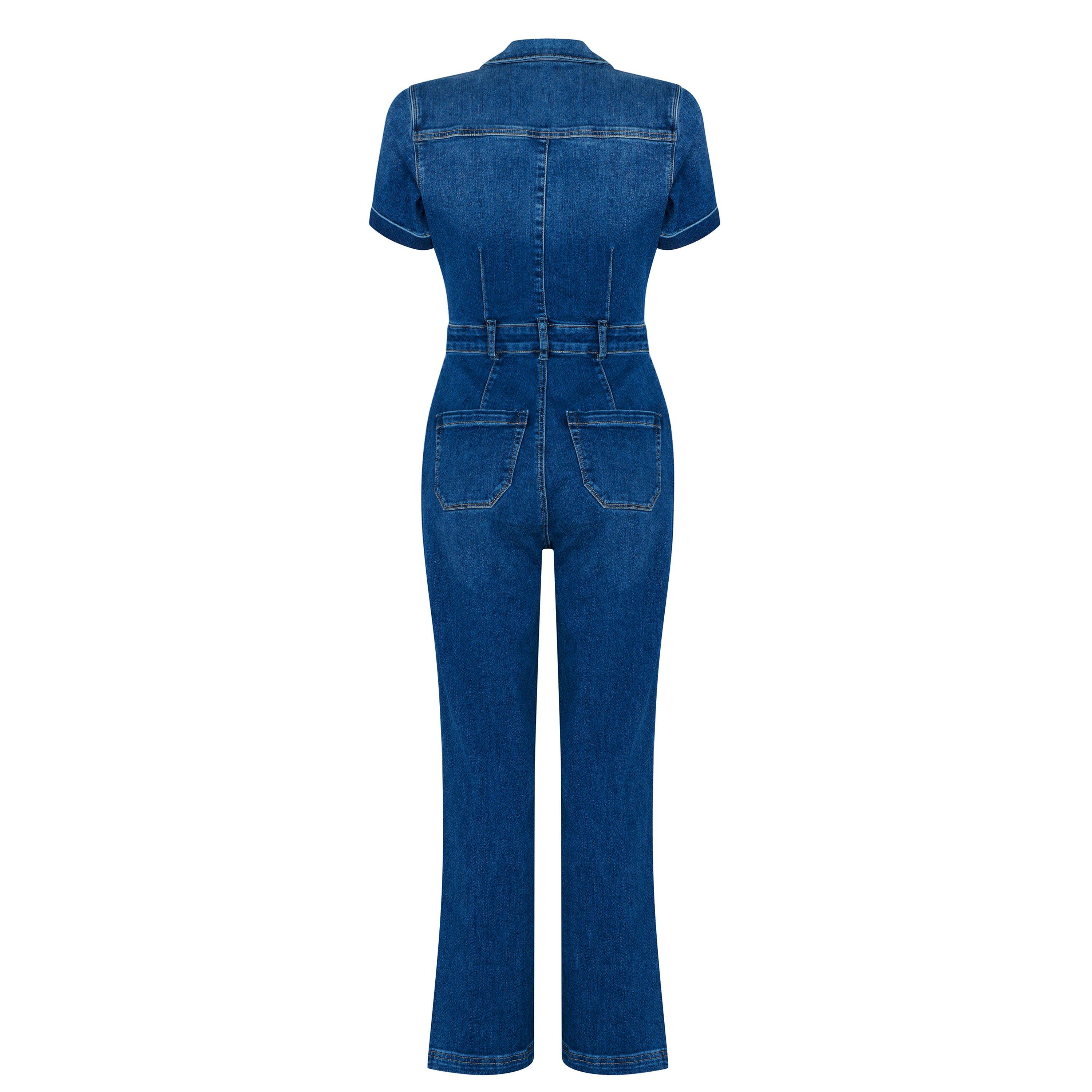 Jensen - Paige - Carly Denim Jumpsuit - 5