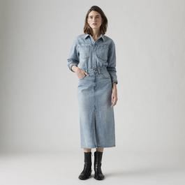 Levis Denim Midi Shirt Dress