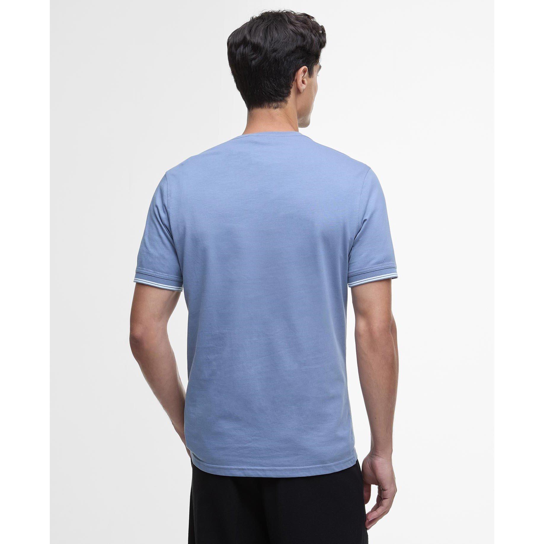 Wshed Blue BL45 - Barbour International - Philip Tipped T-shirt - 3