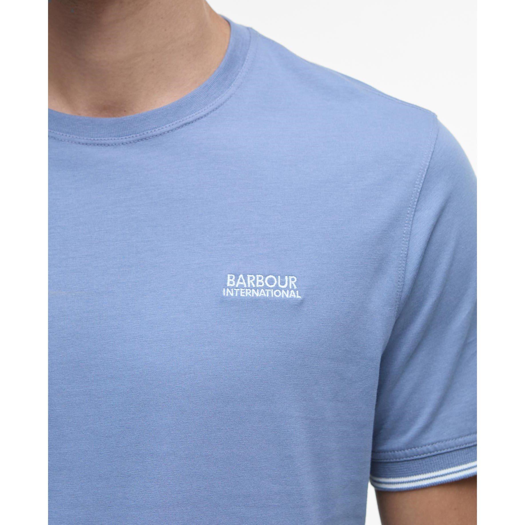 Wshed Blue BL45 - Barbour International - Philip Tipped T-shirt - 4