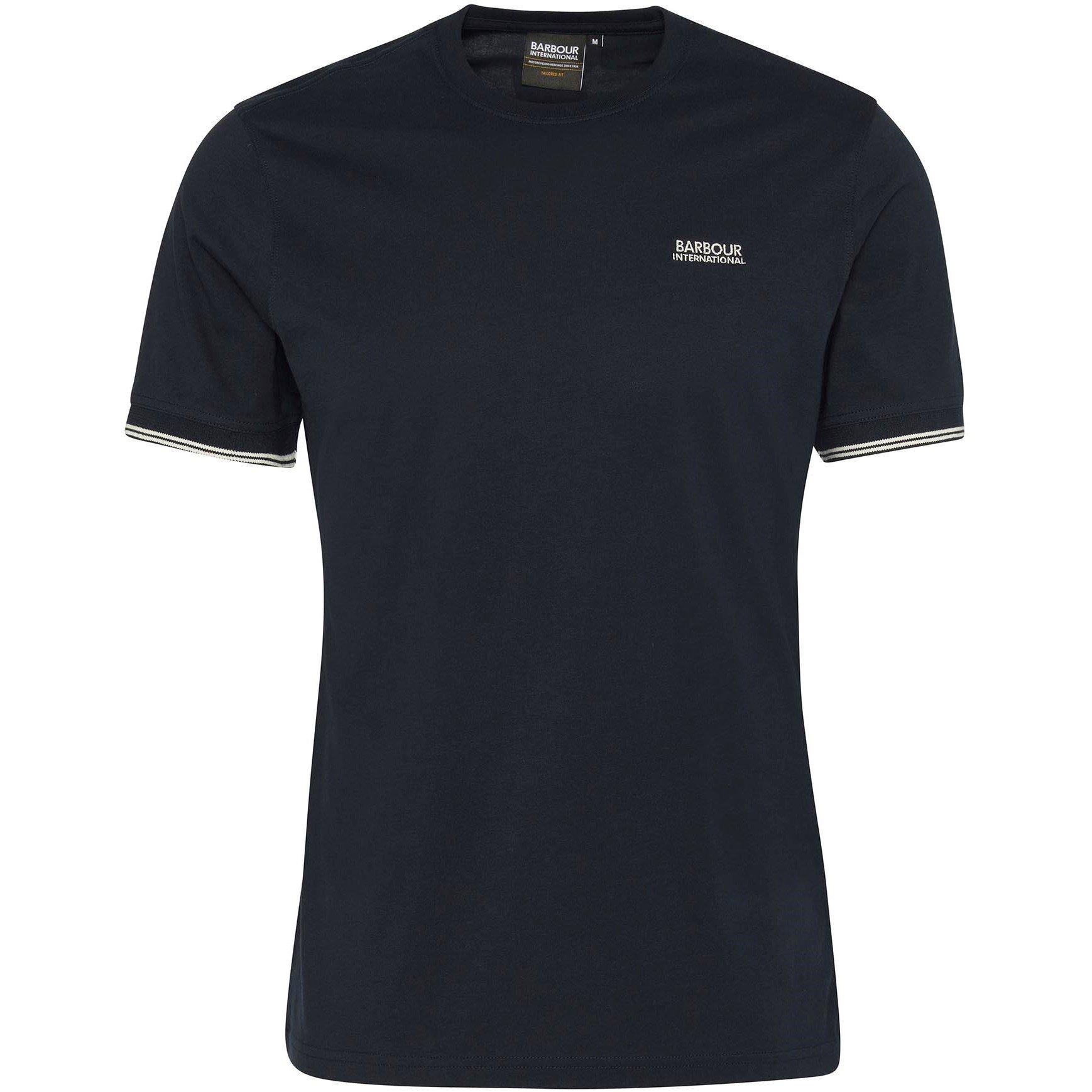 Barbour International Men's Philip Tipped T-Shirt - Navy Ny91 - 2XL