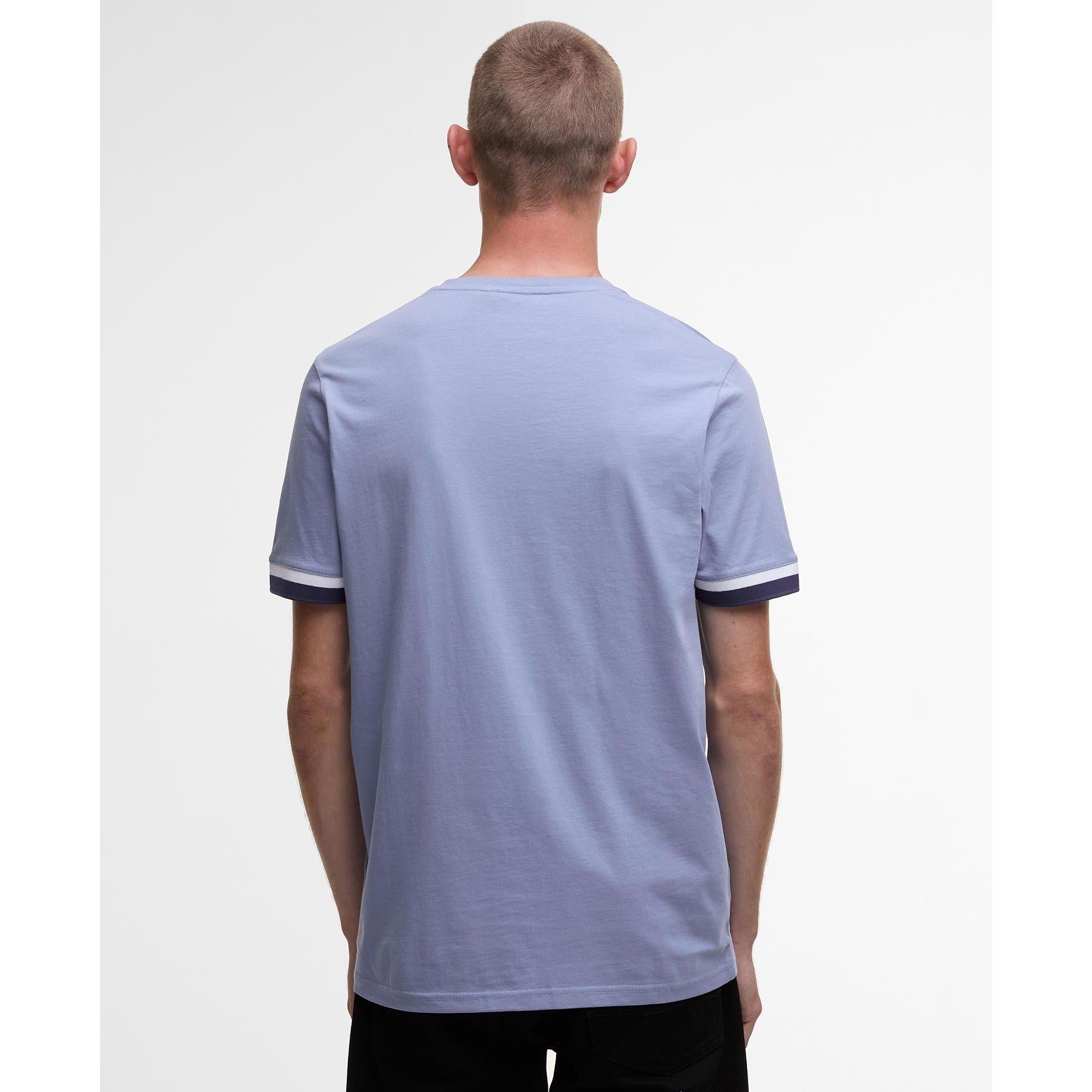 Manor Blue BU58 - Barbour International - Mens Evan T-Shirt - 2