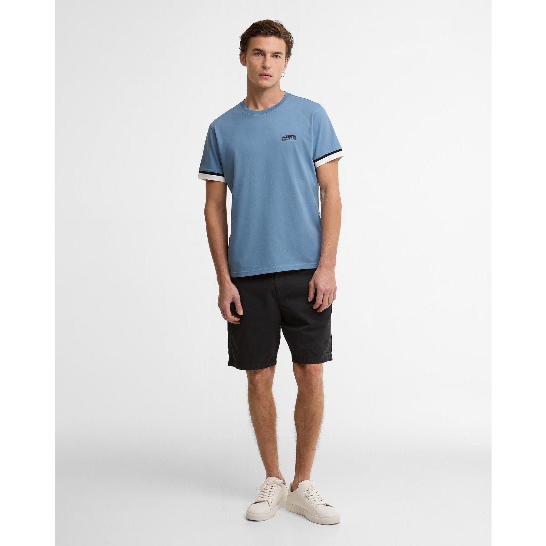 Blue - Barbour International - Mens Evan T-Shirt - 6