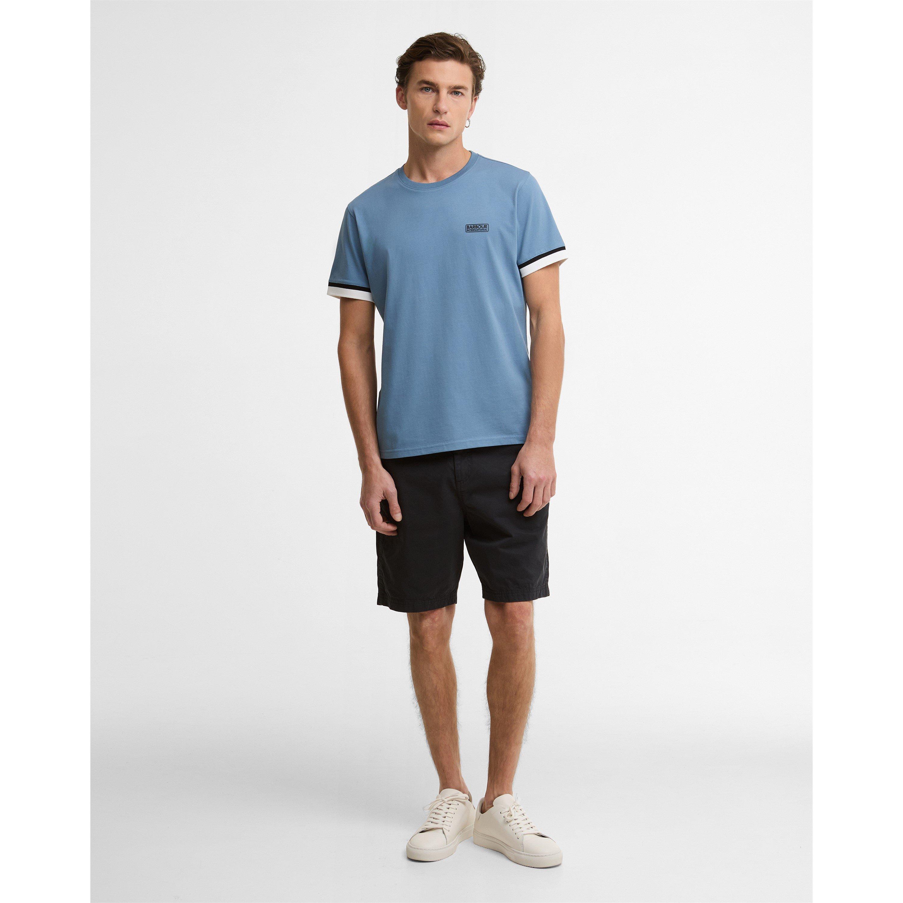 Blue - Barbour International - Mens Evan T-Shirt - 5