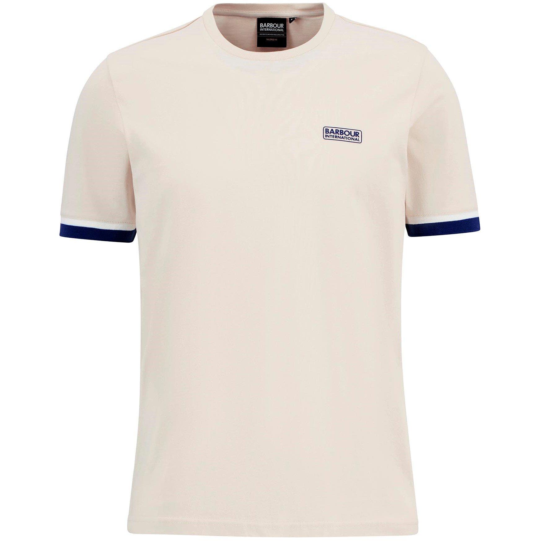 Barbour International Men's Cal White Wh52 Evan T-Shirt - XL