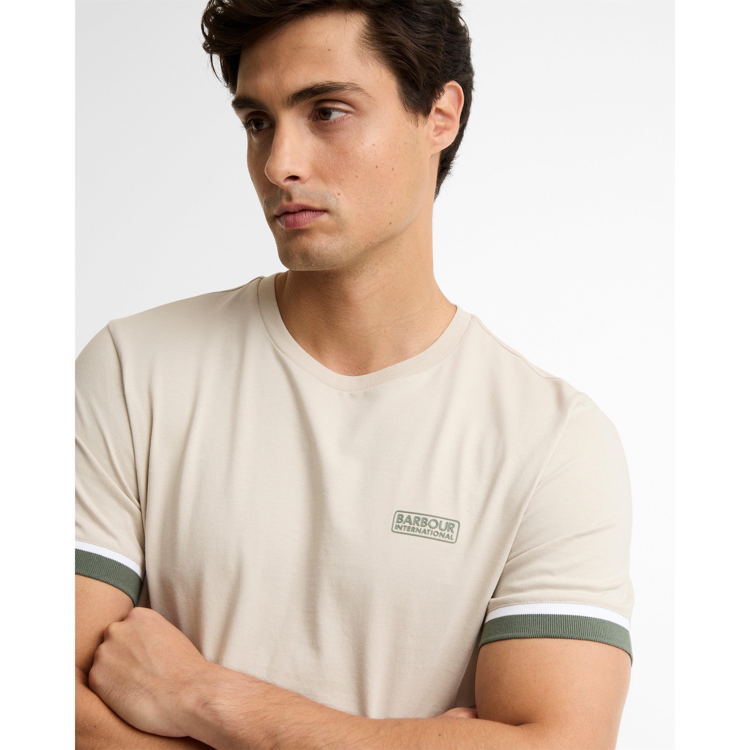 Mist BE12 - Barbour International - Mens Evan T-Shirt - 4