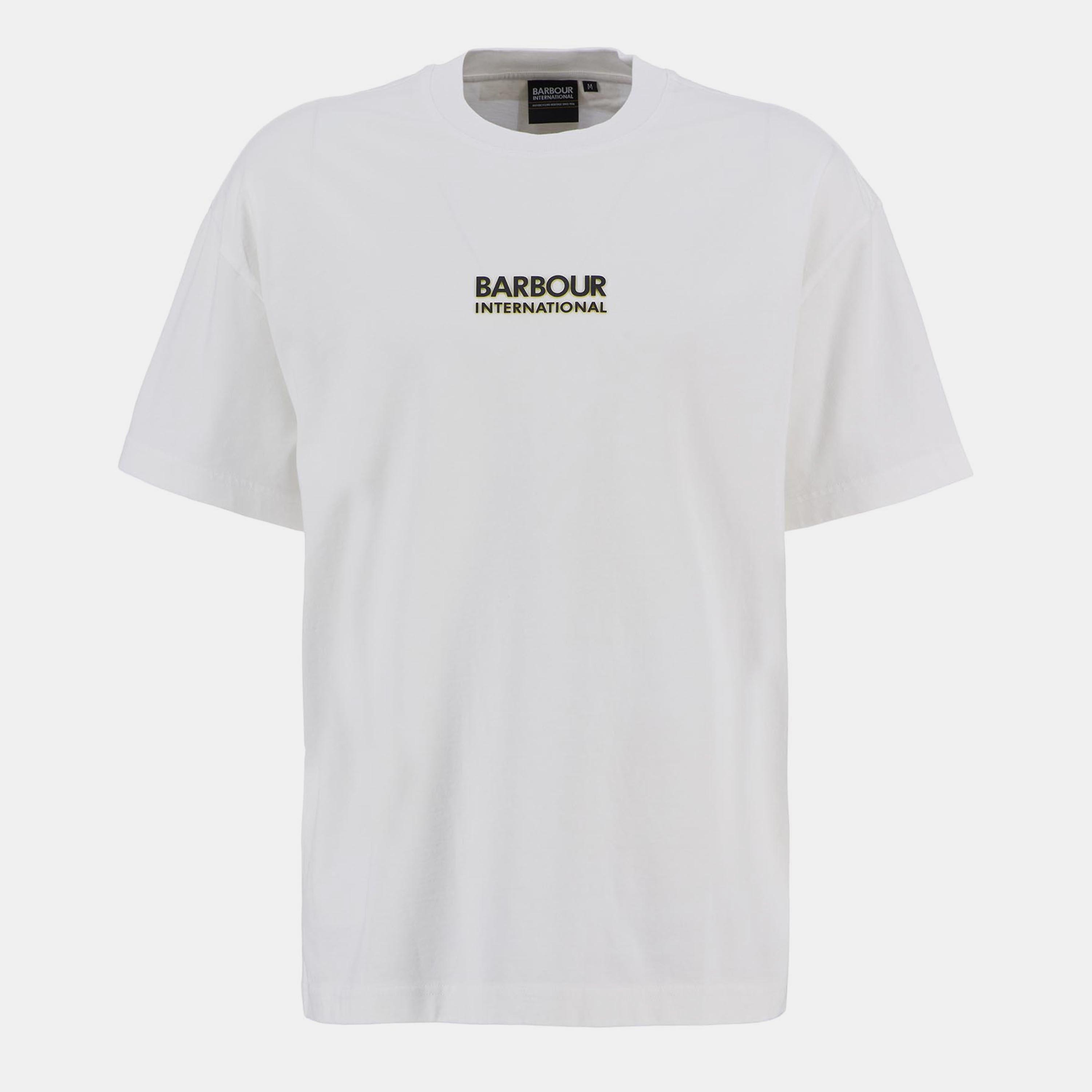 Barbour International Men's Collins T-Shirt - White Wh51 - L