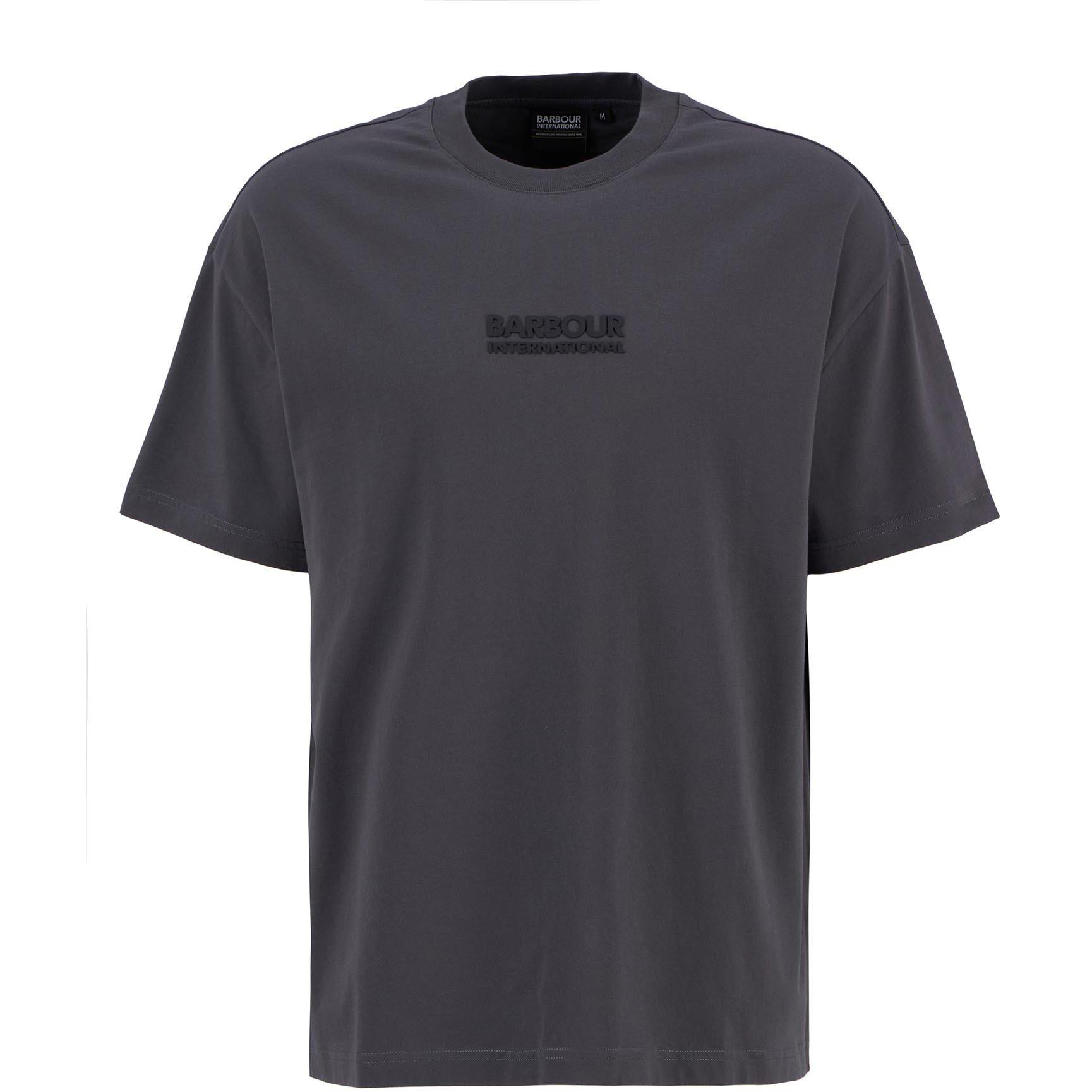 Barbour International Mens Collins T-Shirt - Asphalt CH52 - Size 2XL