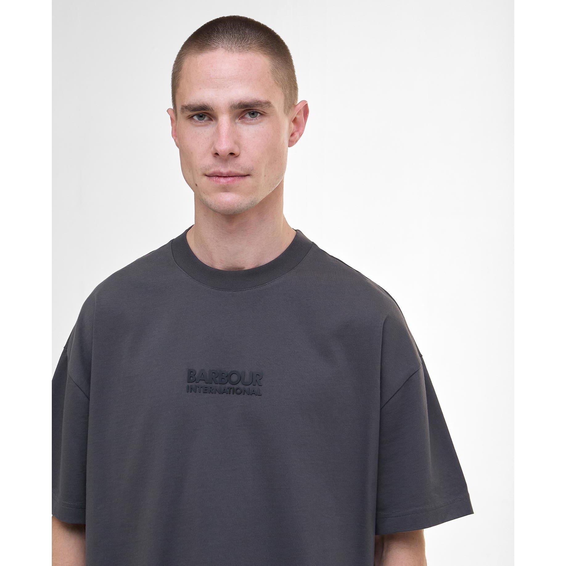 Asphalt CH52 - Barbour International - Mens Collins T-Shirt - 5