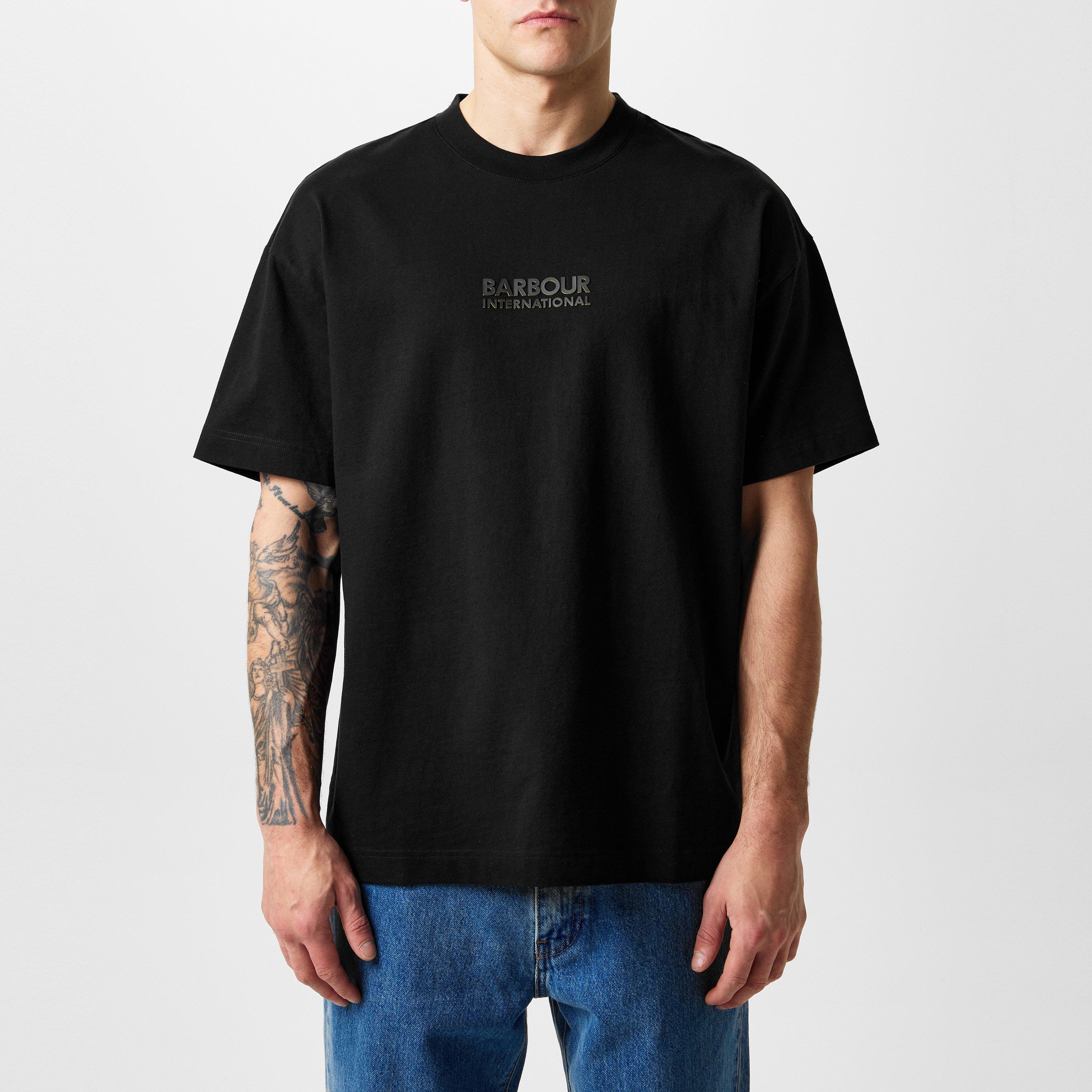 Black BK31 - Barbour International - Mens Collins T-Shirt - 3