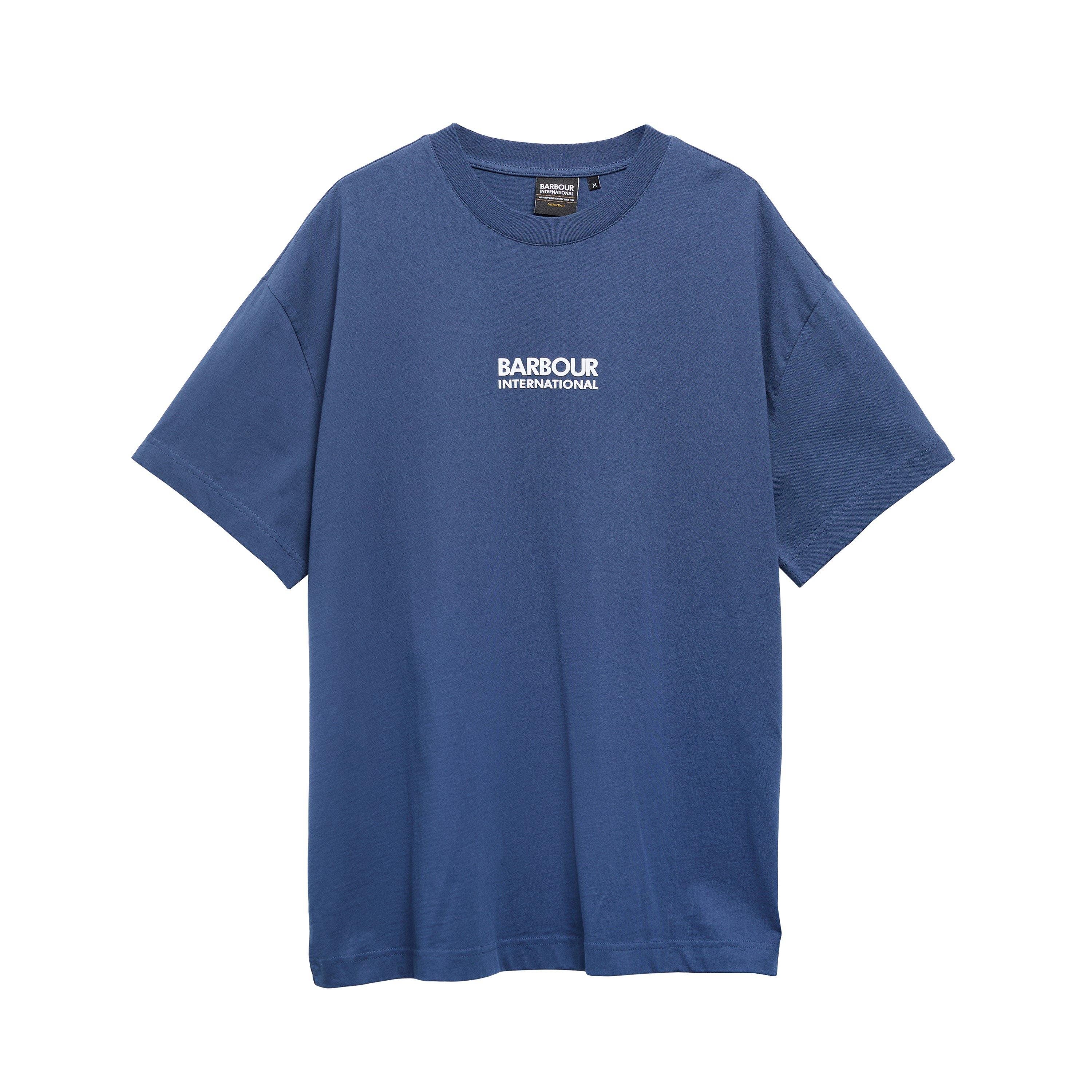 Barbour International Mens Collins T-Shirt - Insig Blue BU77 - Size 2XL