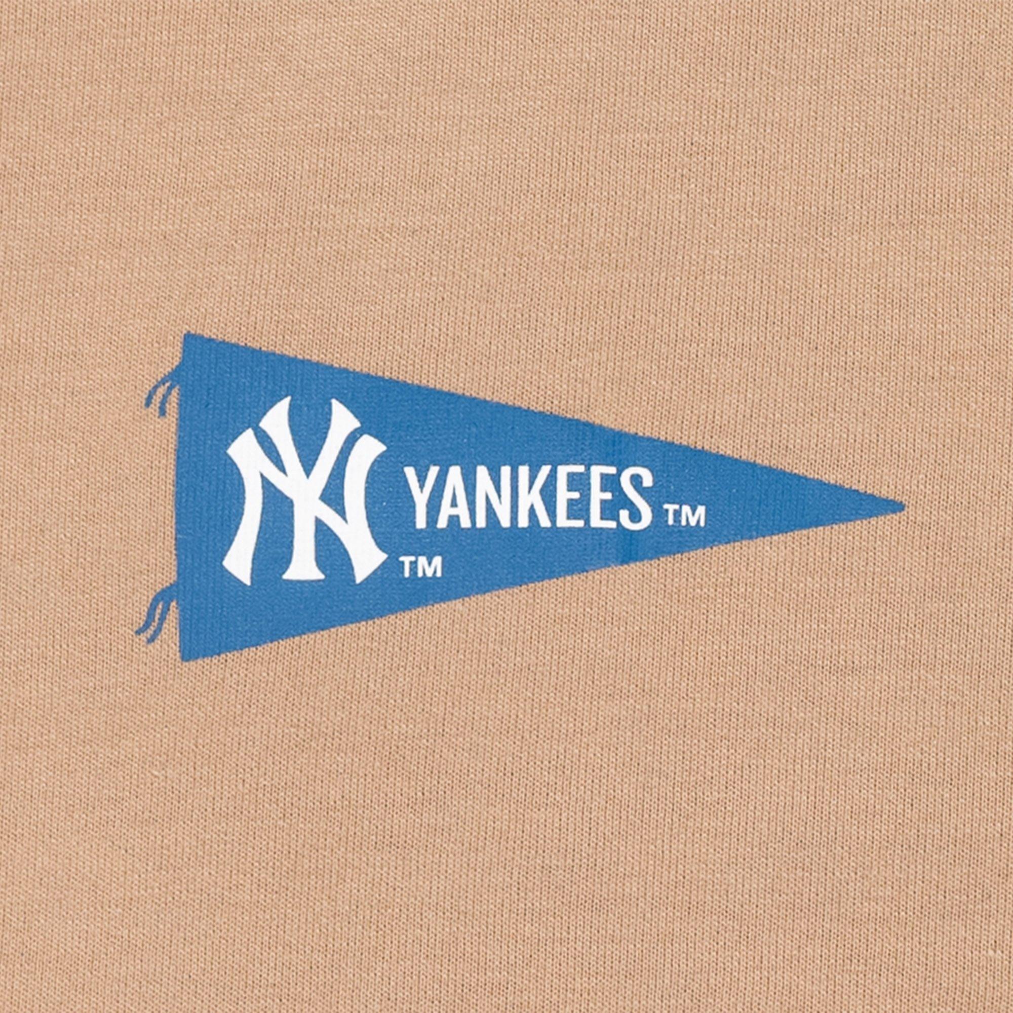 Khaki - New Era - Essentials New York Yankees T-Shirt Mens - 4