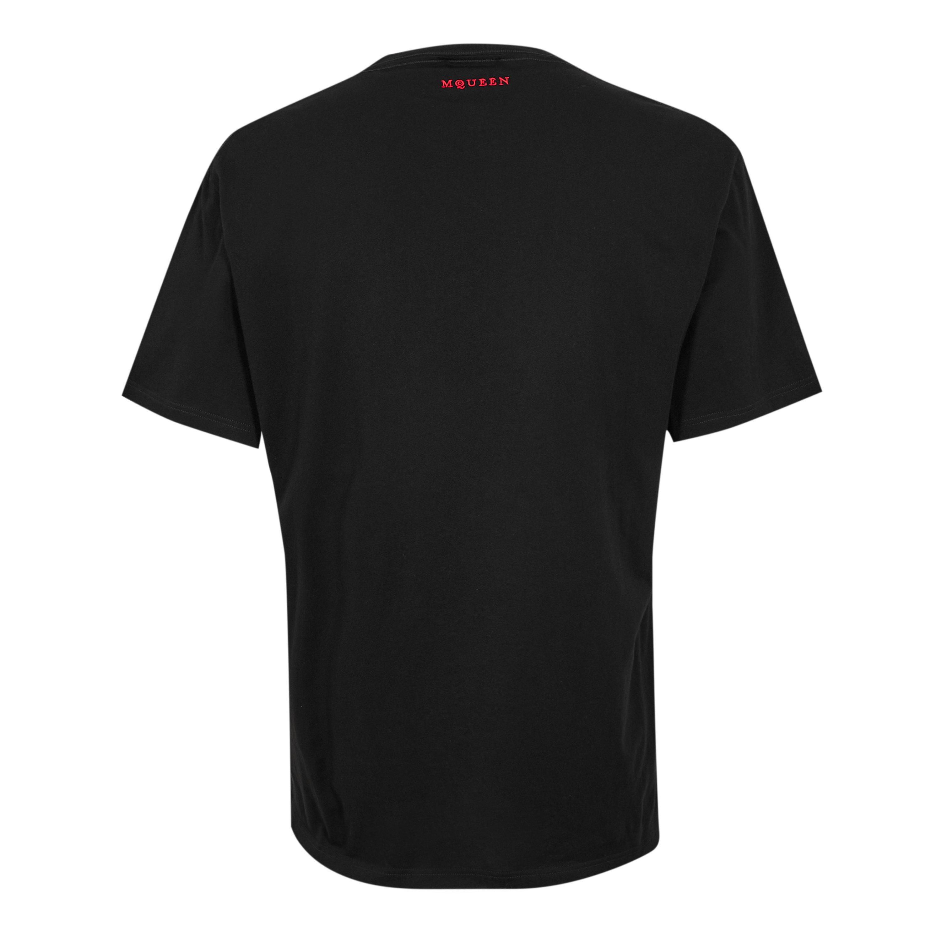 Black/Pink - Alexander McQueen - Lily T-Shirt - 6